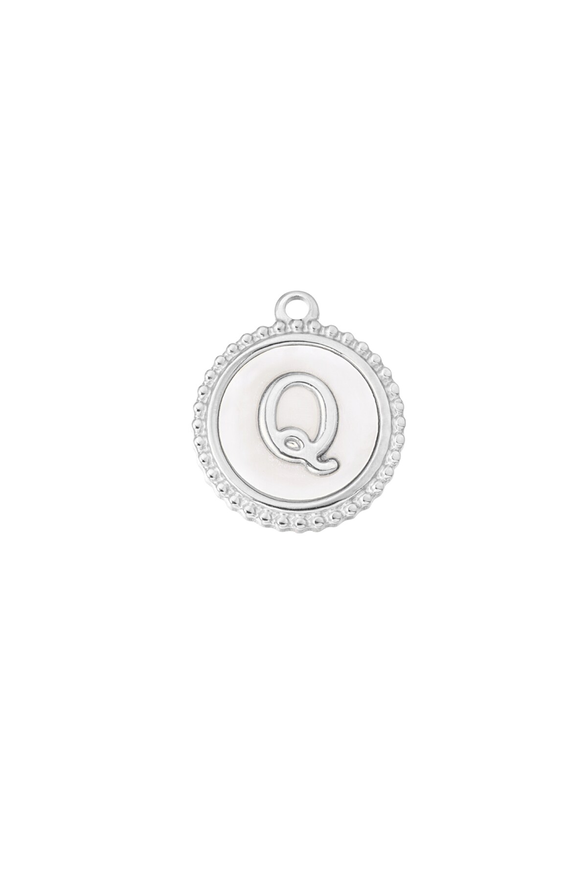 Silver color / Charm elegant Q - silver/white Picture7