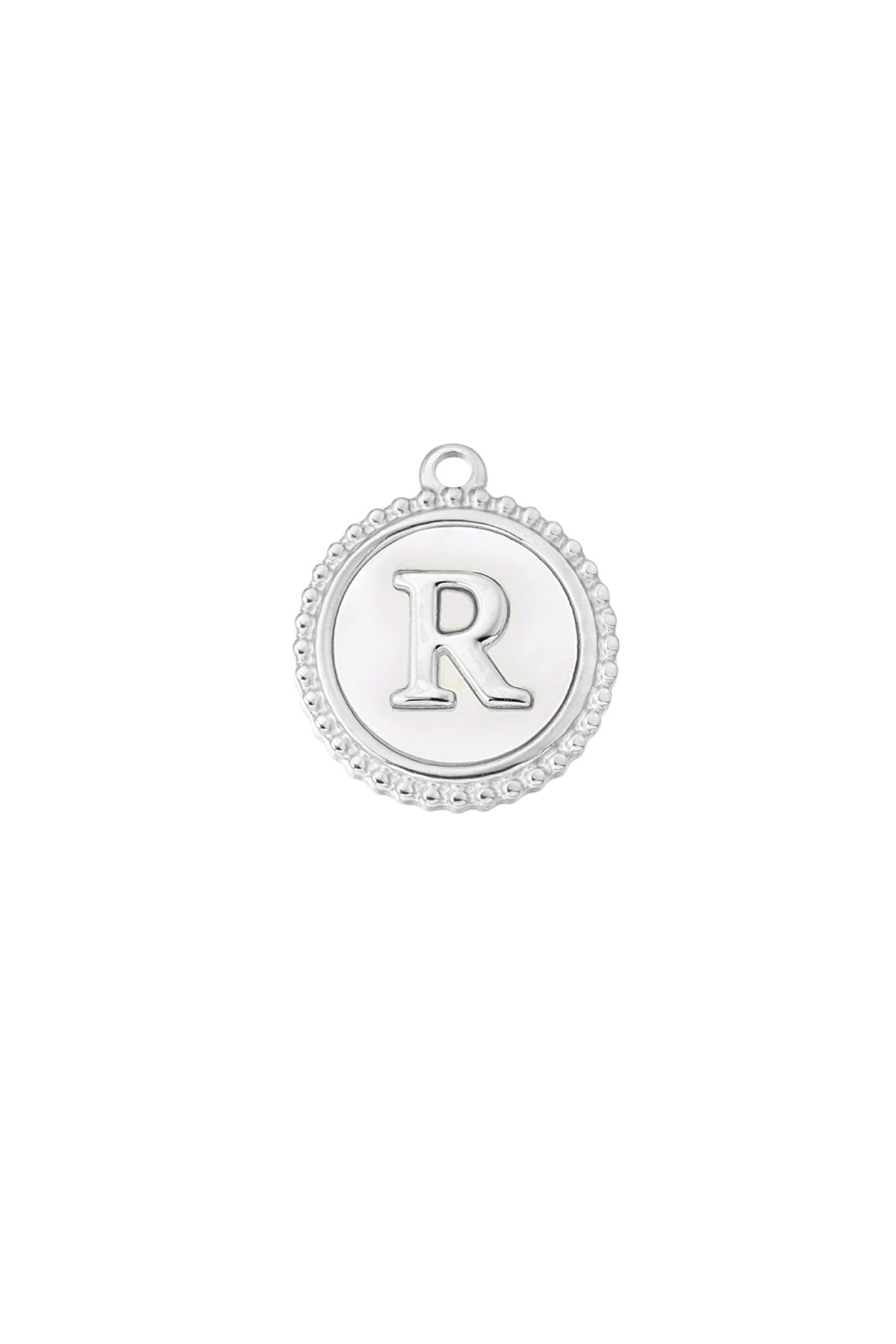 Silver color / Charm elegant R - silver/white Picture35