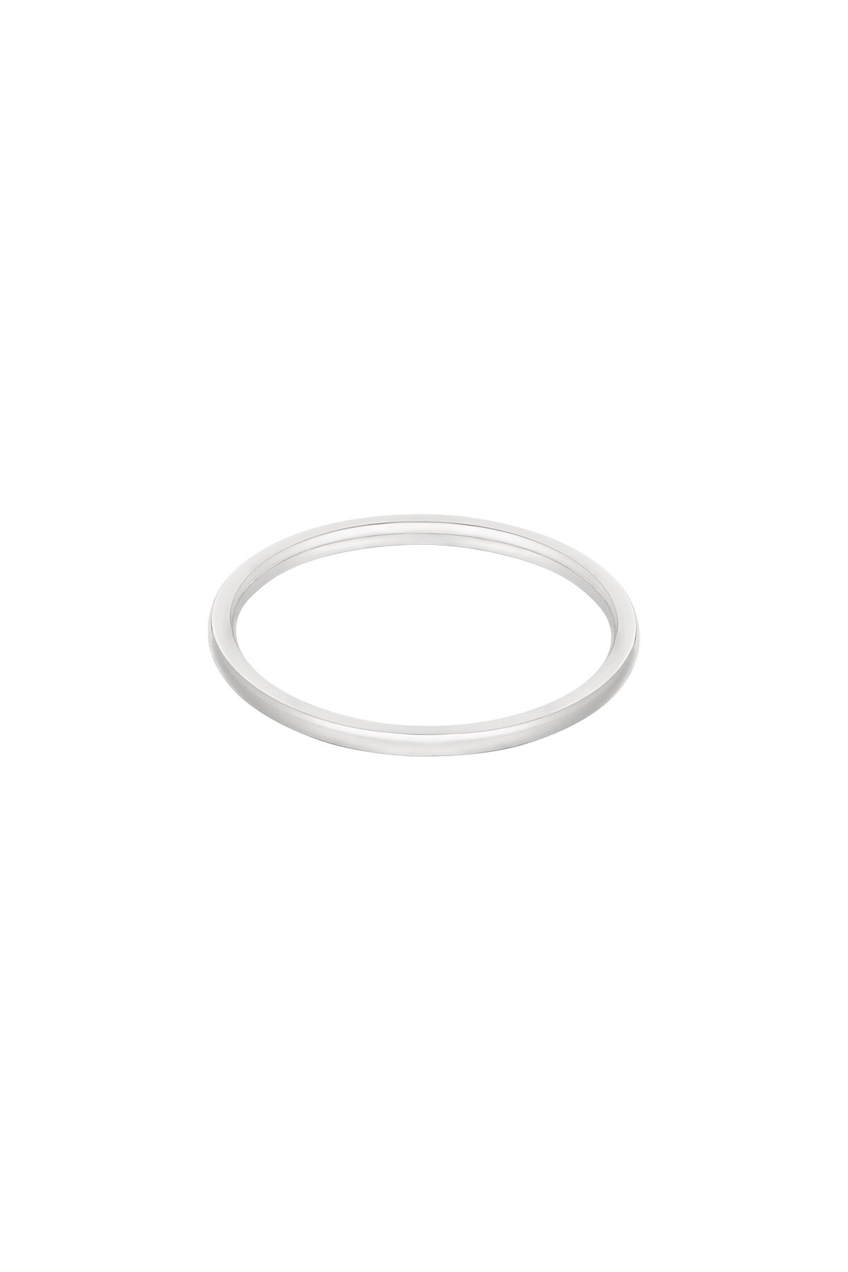 Ring minimalist - Silver color h5 