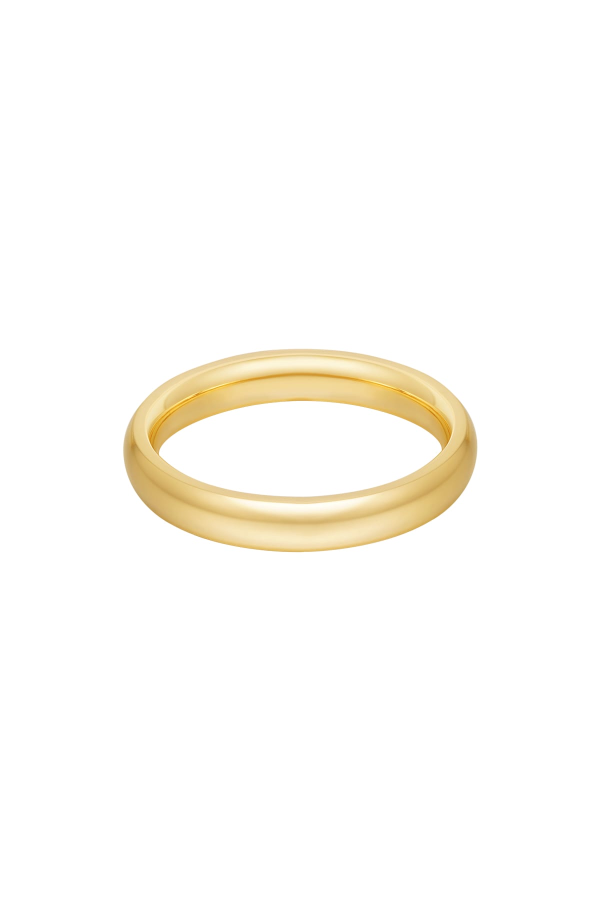 Ring basic plain - Gold color h5 