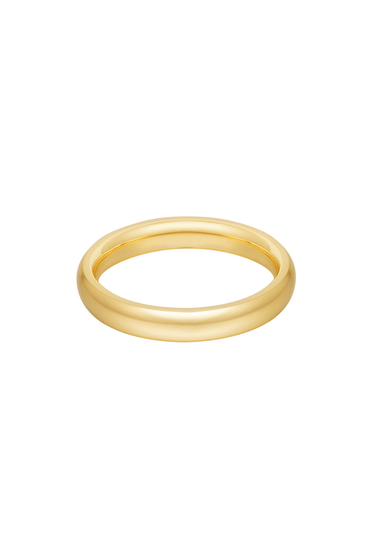 Ring basic plain - Gold color 