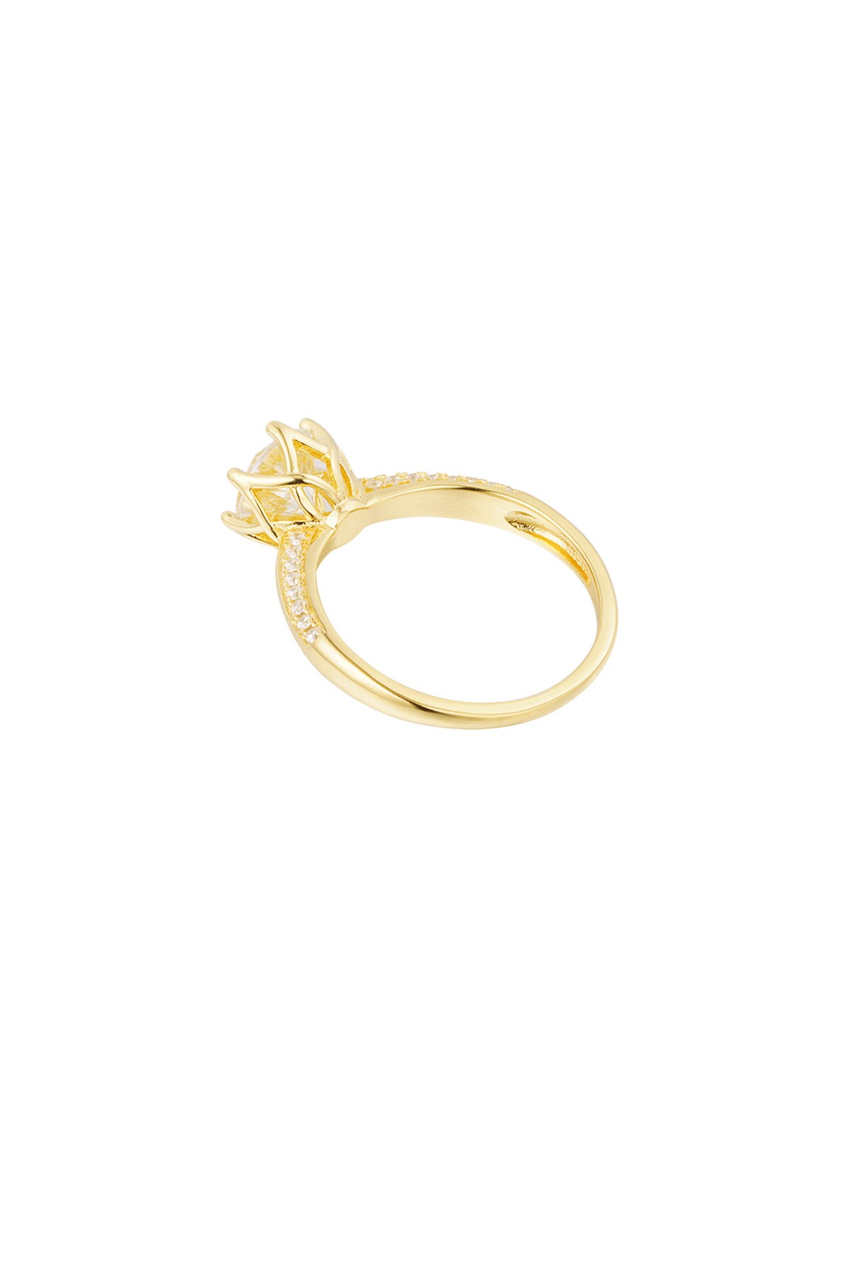 Ringstein mit Steinen - Gold - 18 Bild6