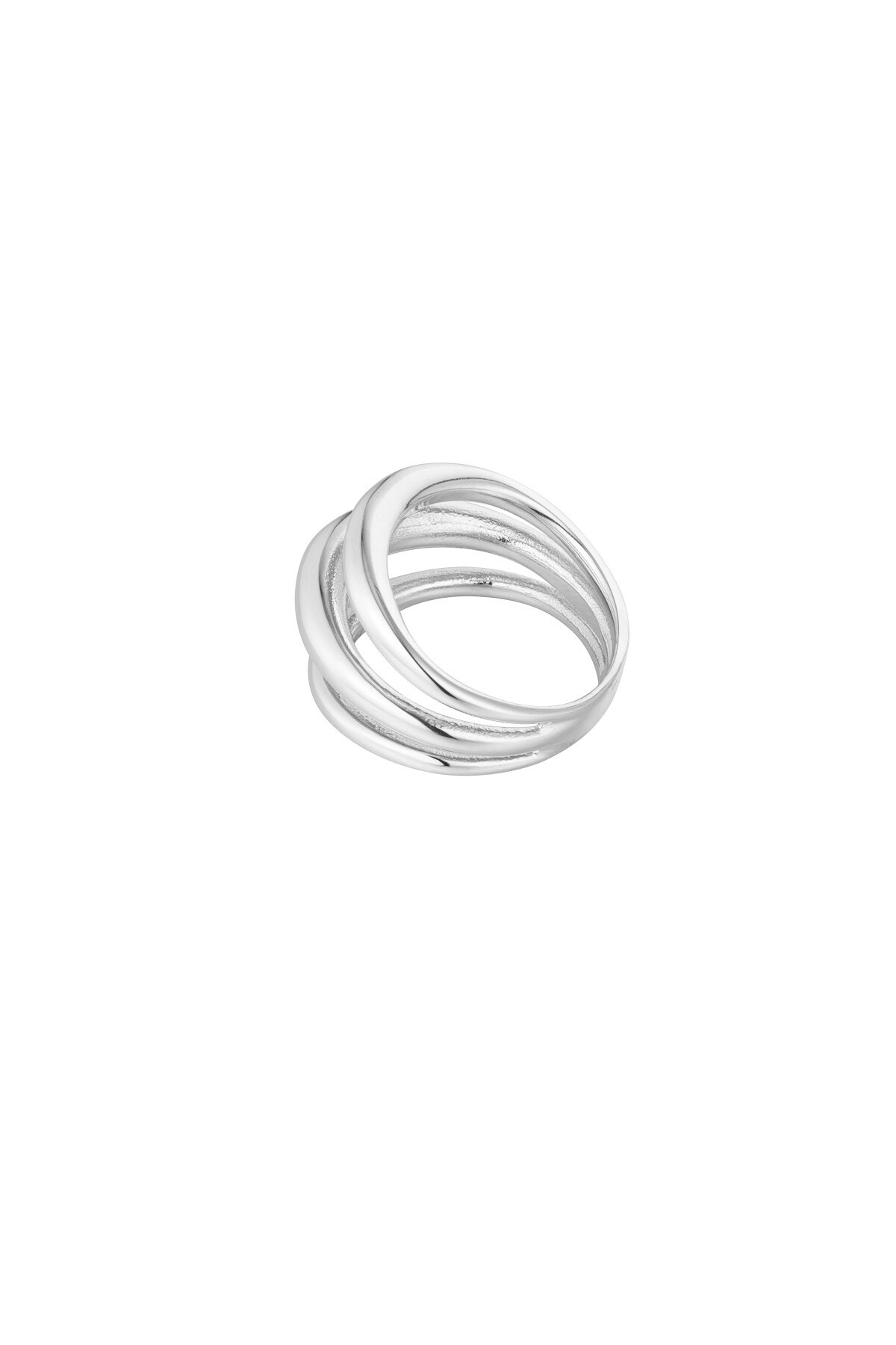 Ring three layers - Silver color h5 Picture3