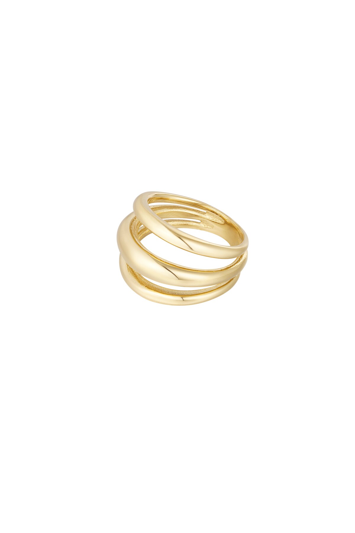 Ring three layers - Gold color h5 