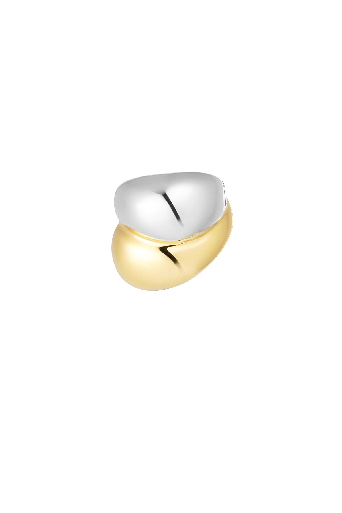 Ring double - gold/silver h5 