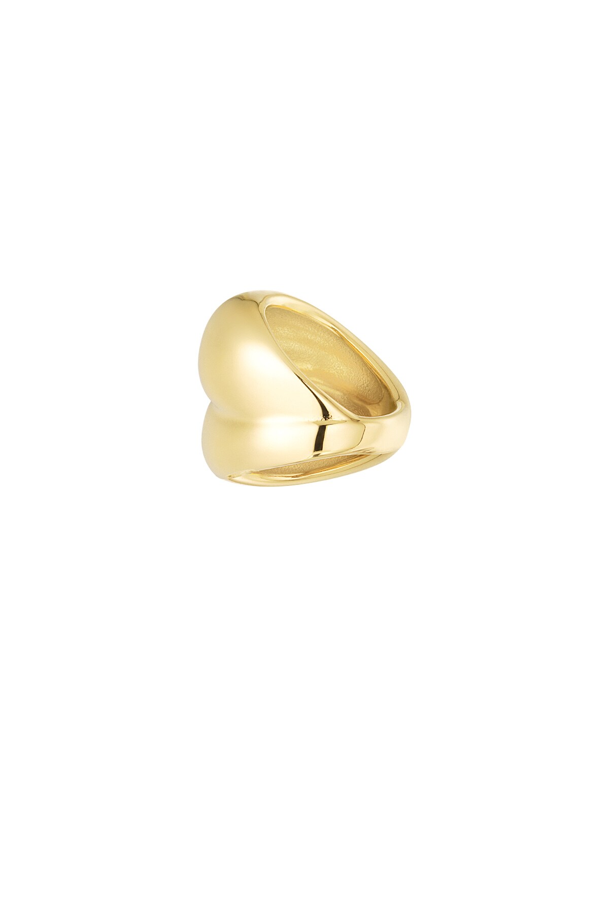 Ring double - Gold color h5 Picture3