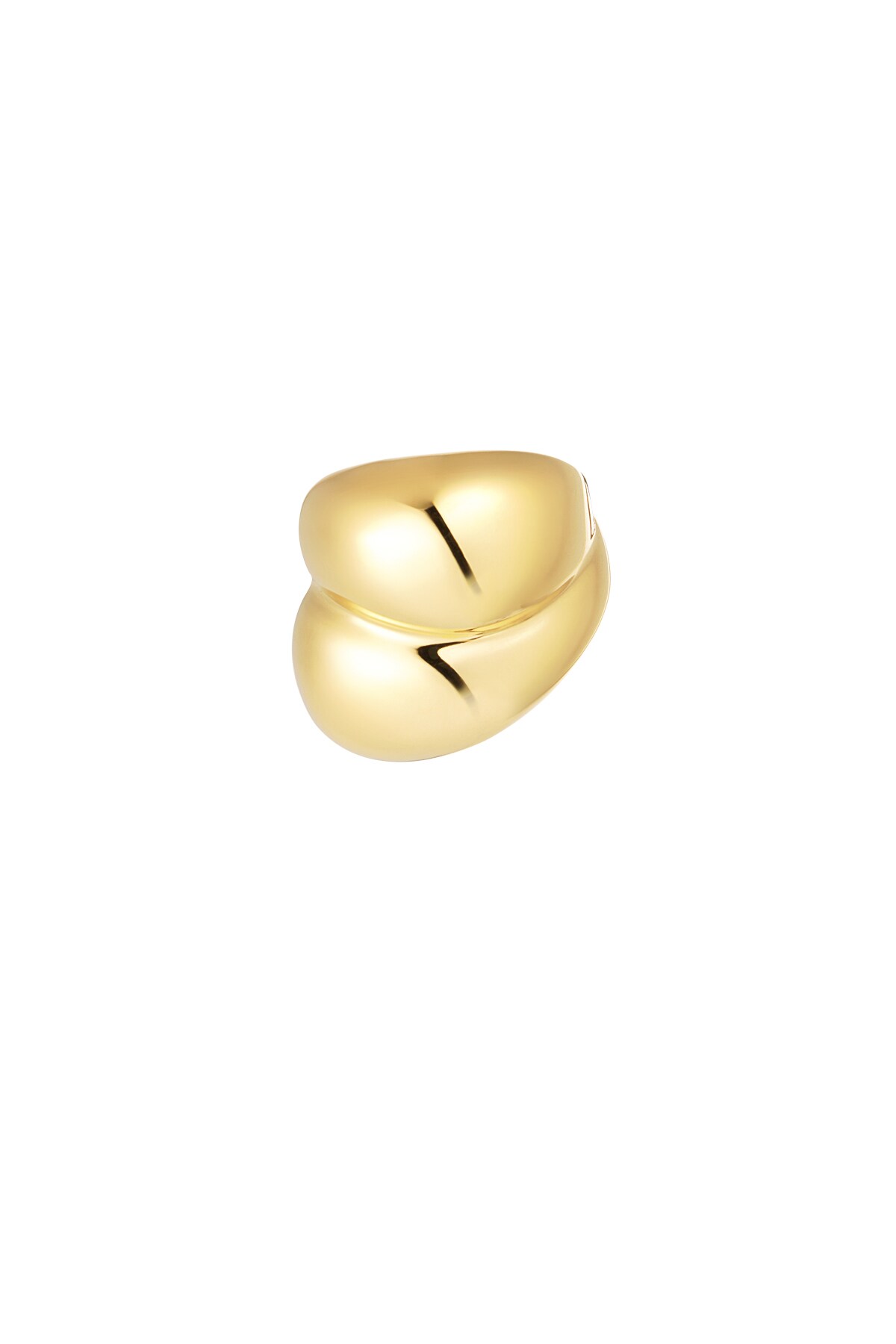 Ring double - Gold color 