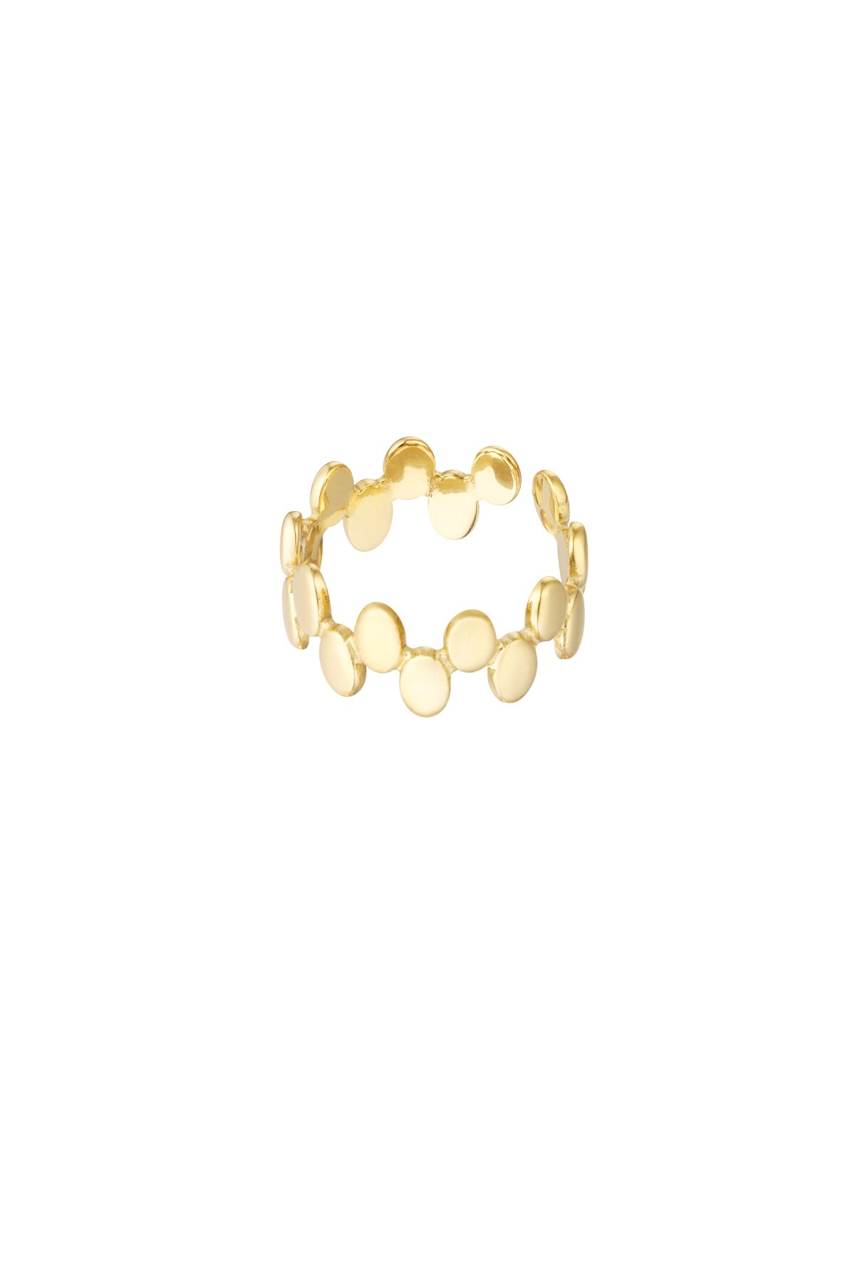 Ring circles - Gold color h5 