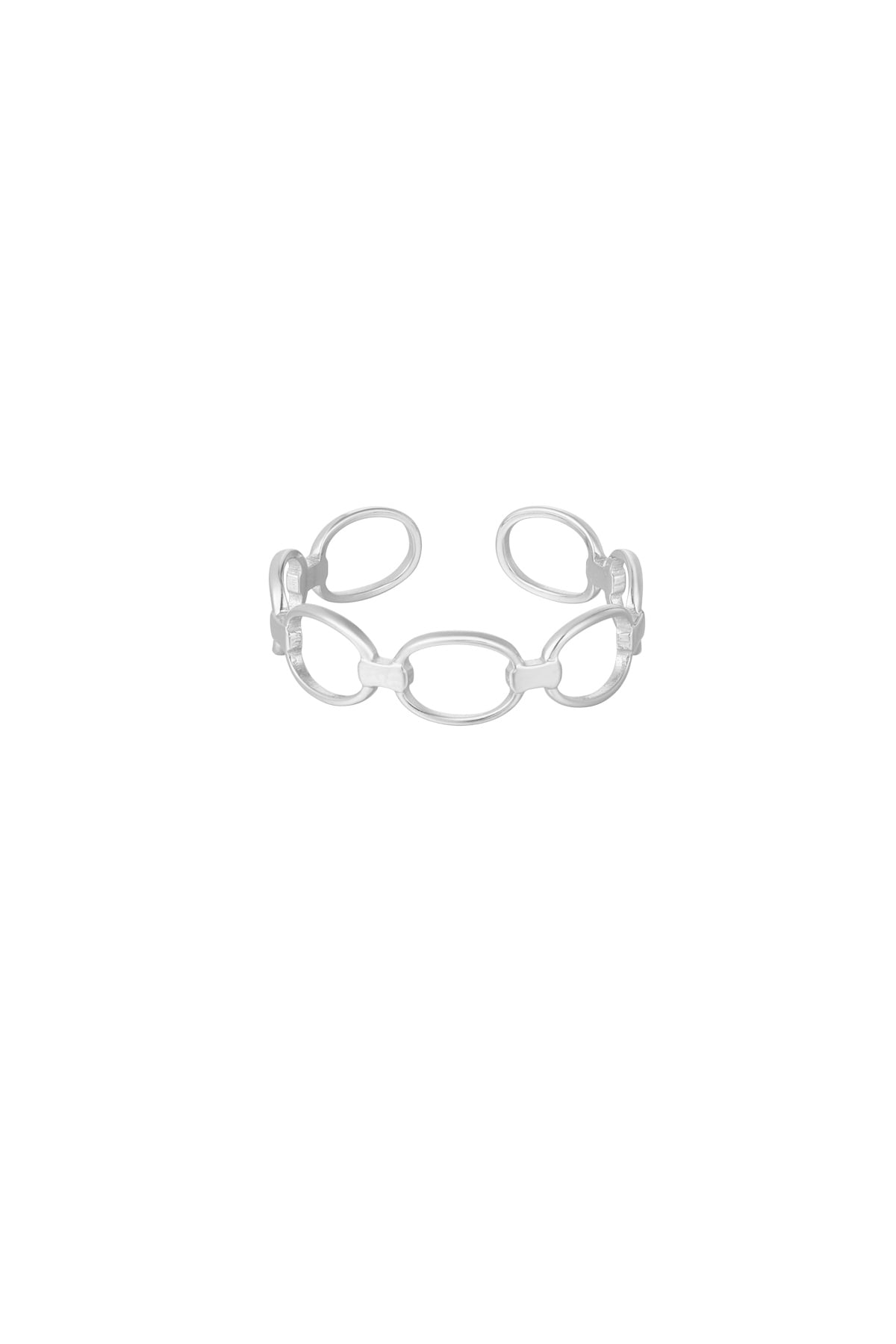 Ring links - Silver color h5 