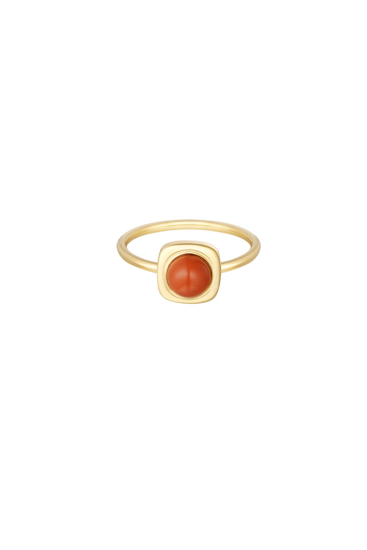 Ring colorful dot - gold/orange h5 