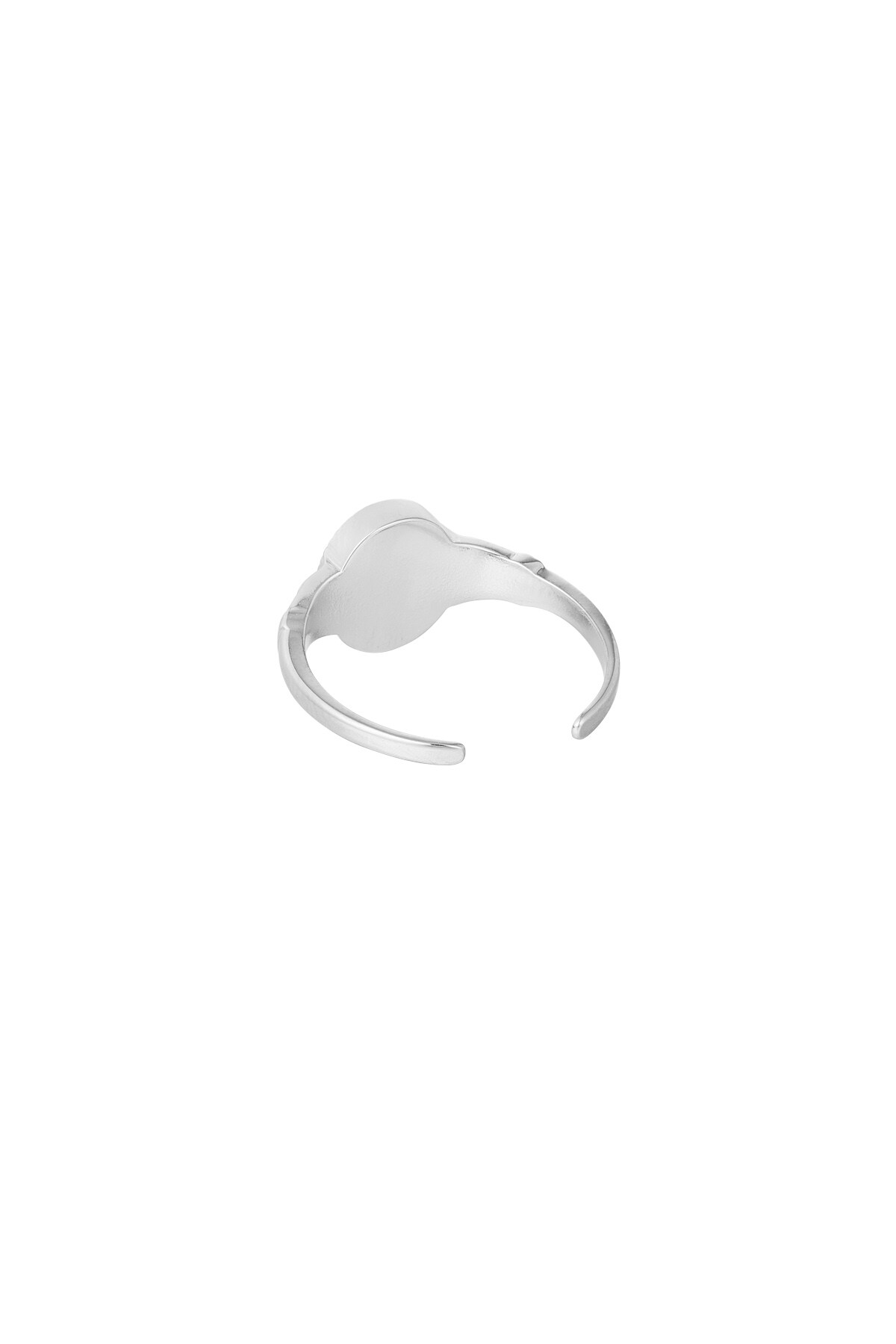 Ring flower one size - Silver color h5 Picture5