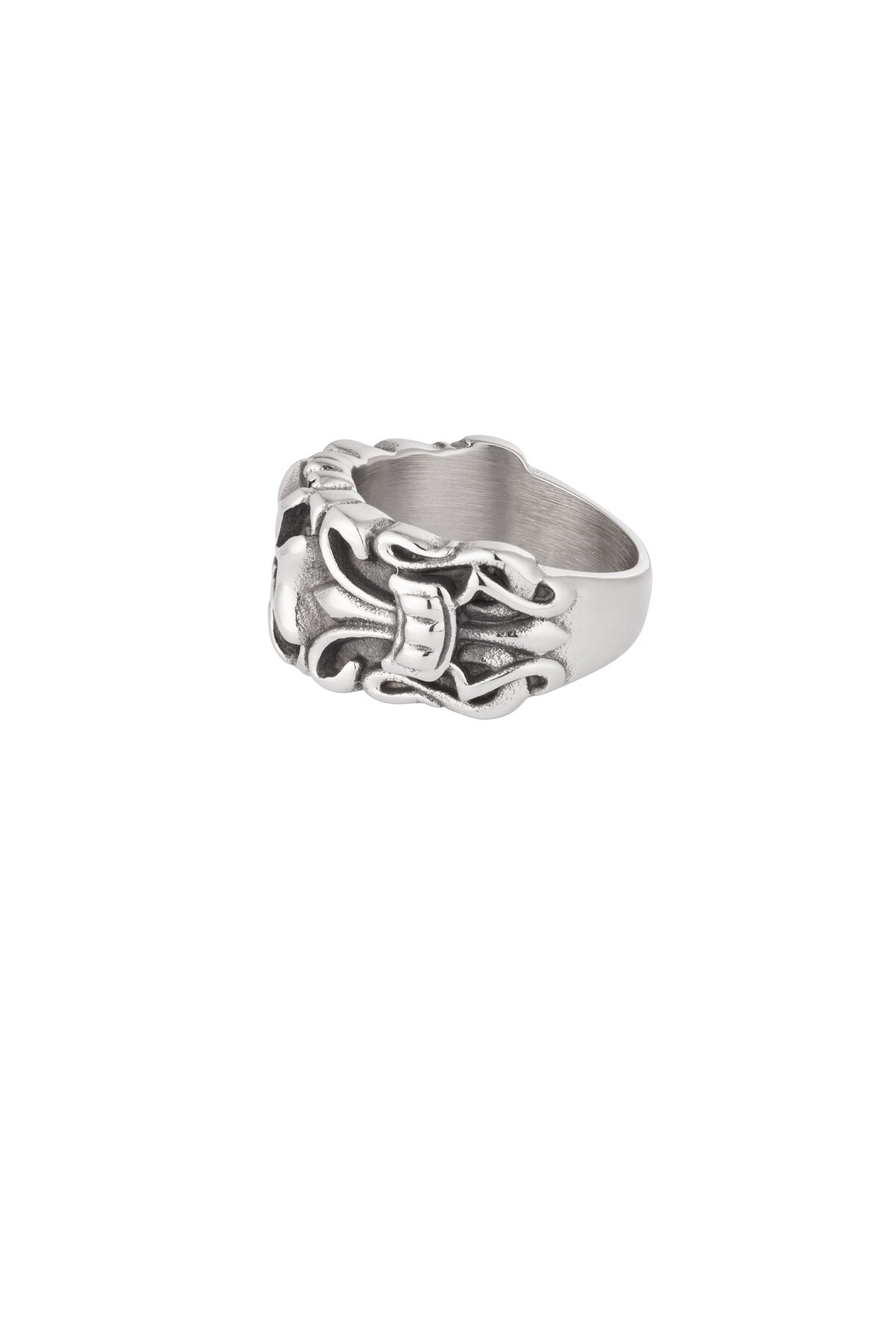 Men's ring ornament - Silver color h5 Picture5