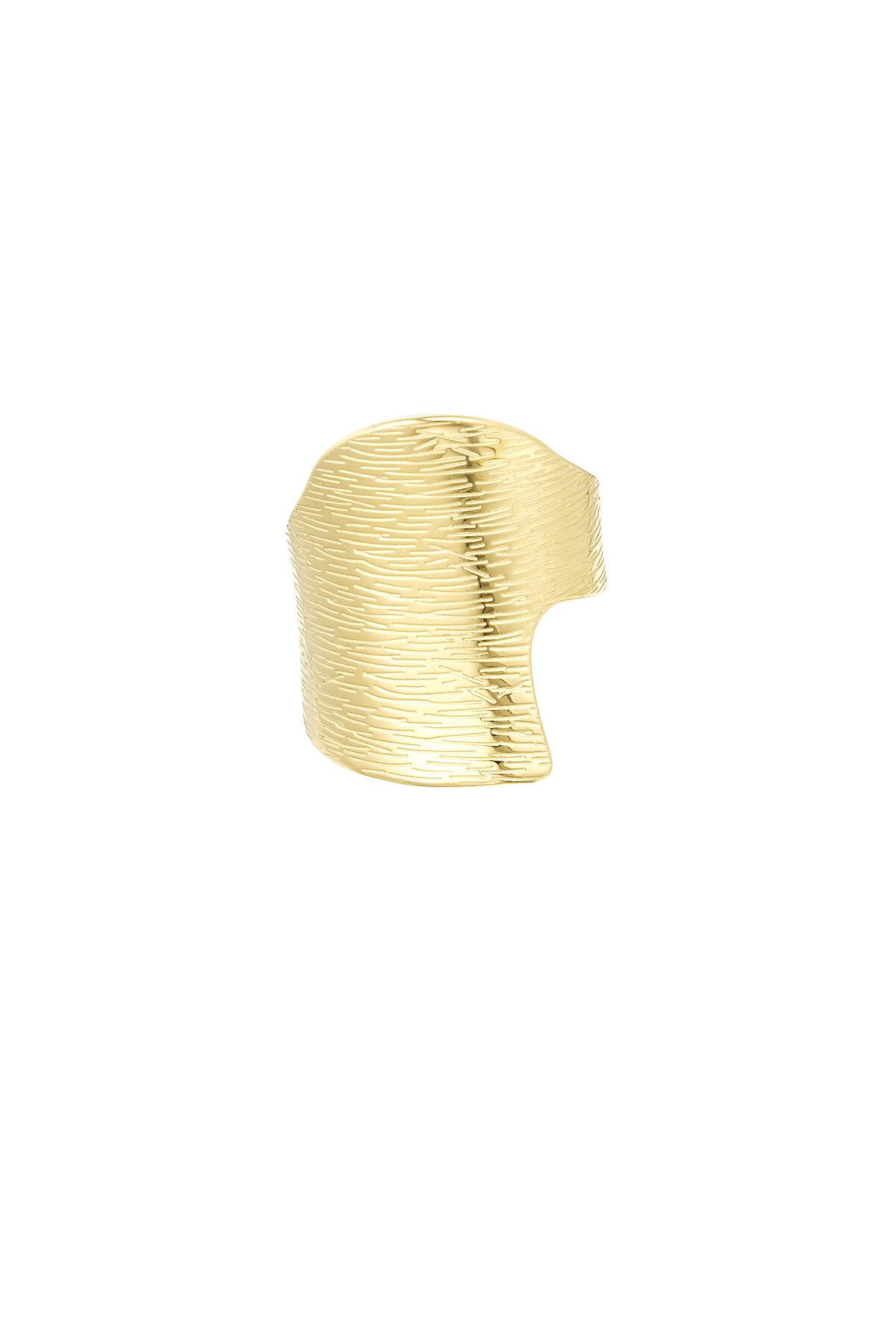 Ring asymmetrical must - Gold color 