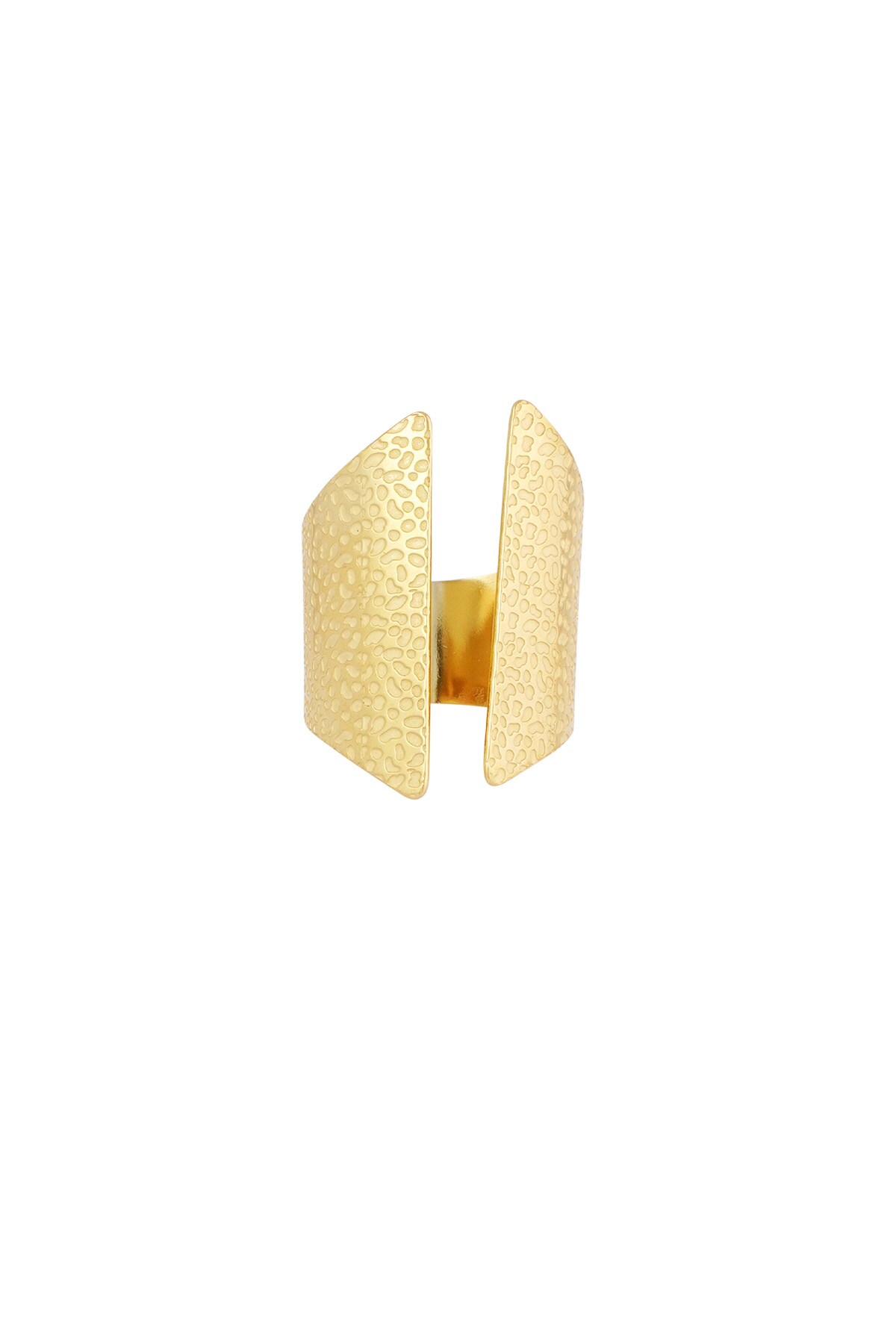 Basic box ring structure - Gold color 