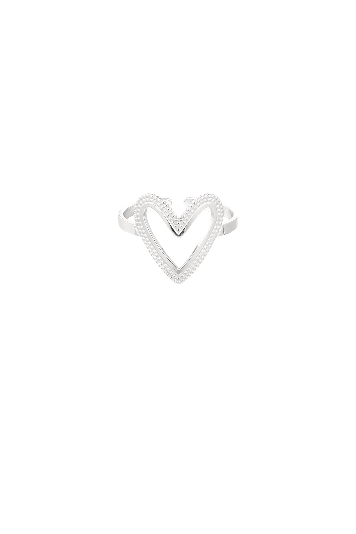 Forever love ring - Silver color h5 