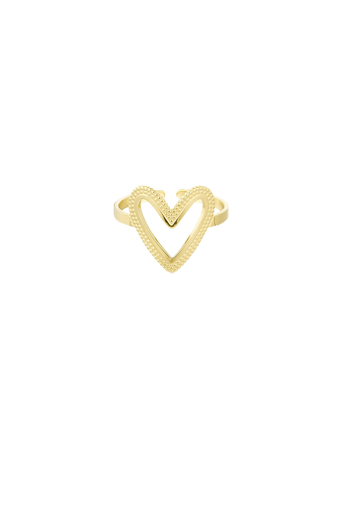 Forever love ring - Gold color h5 