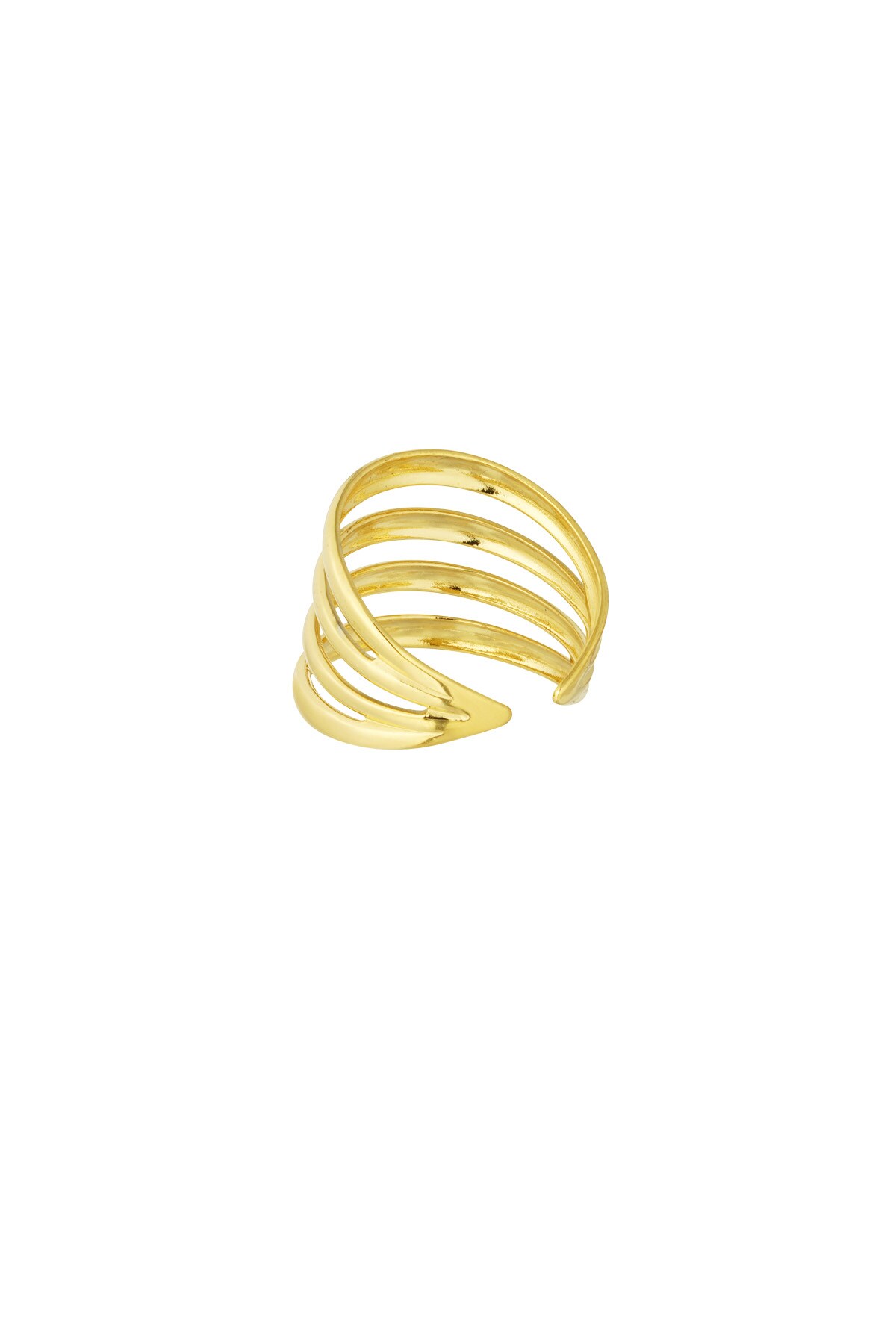 Vintage four-layer ring - Gold color Picture4