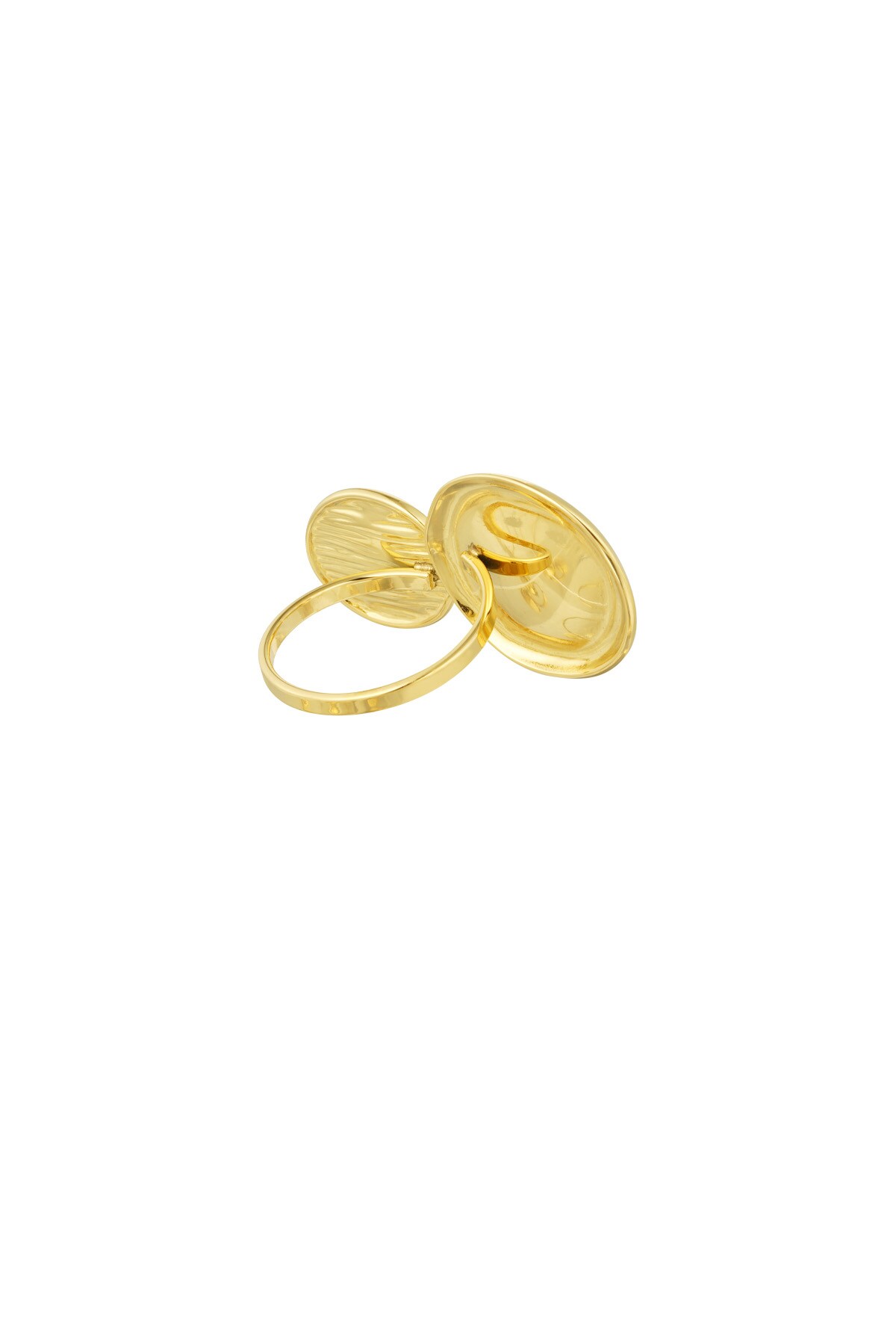 Ring circles large - Gold color h5 Picture3