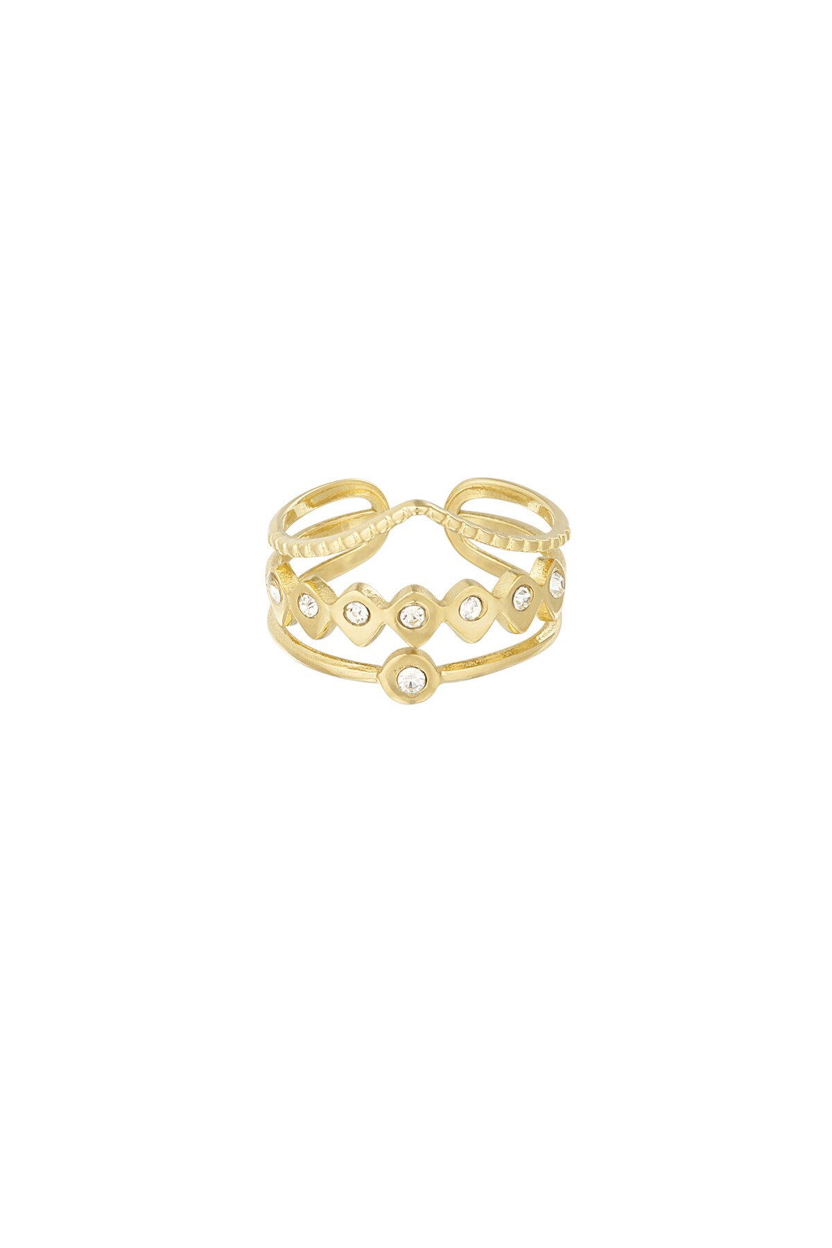 Triple statement ring  h5 