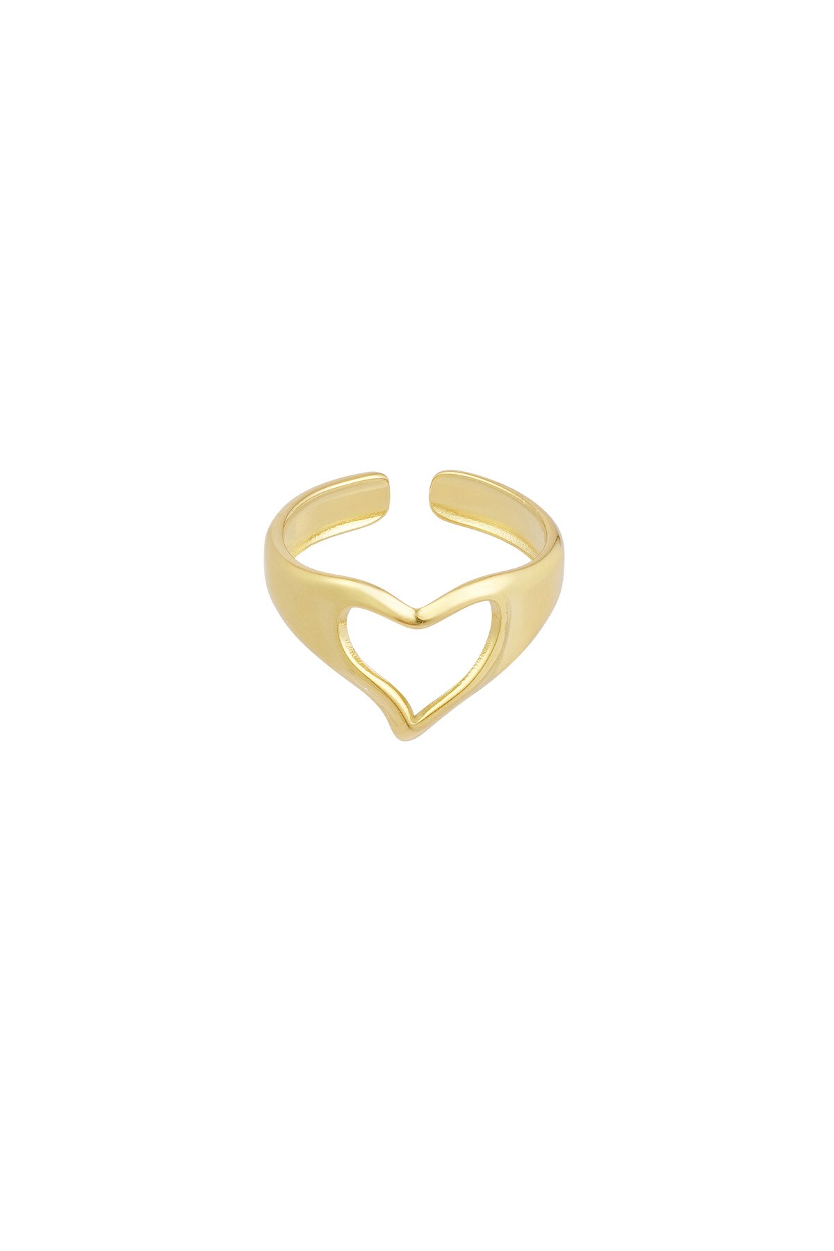 Ring love hands - Gold color h5 