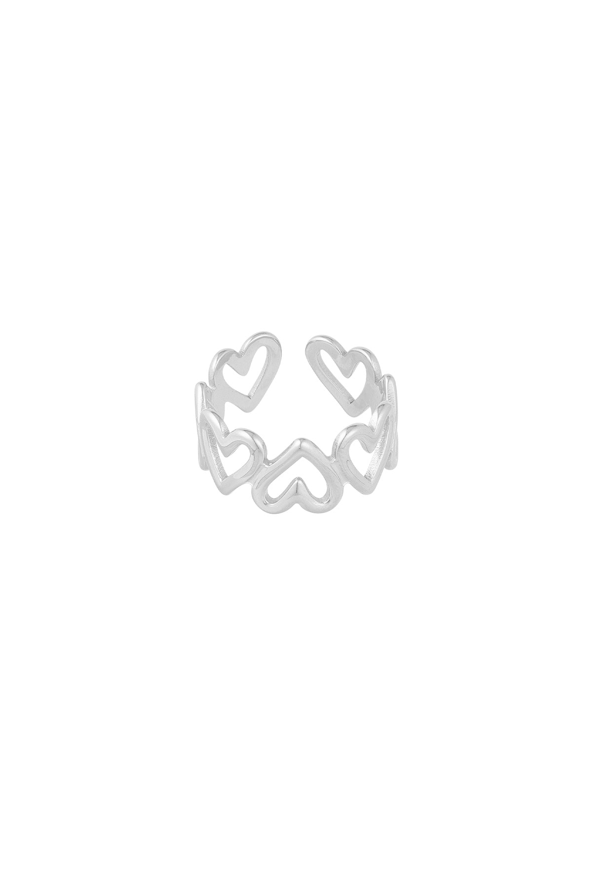 Twisted love ring - Silver color h5 Picture3