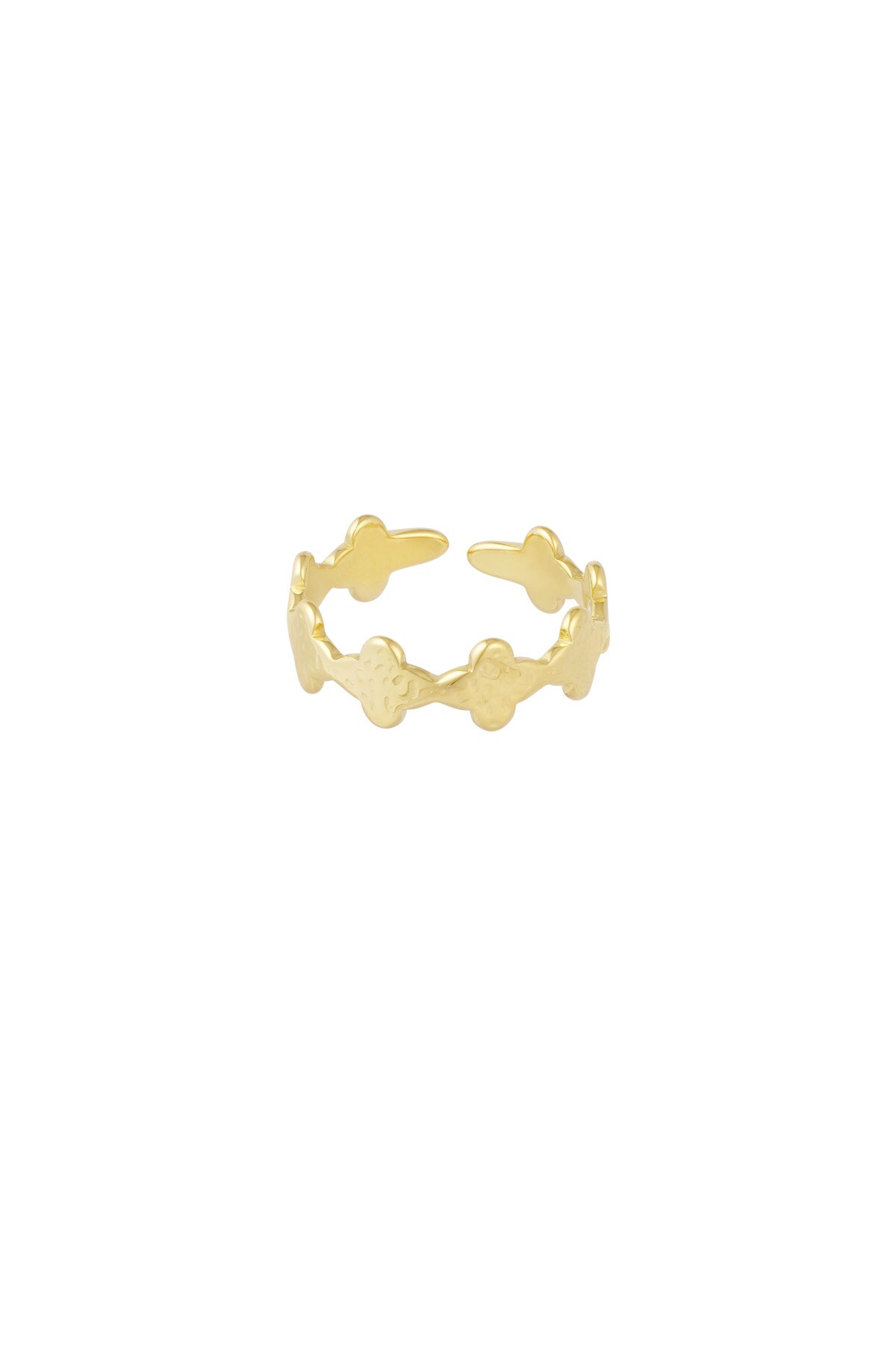 Ring clover vibes - Gold color Picture3