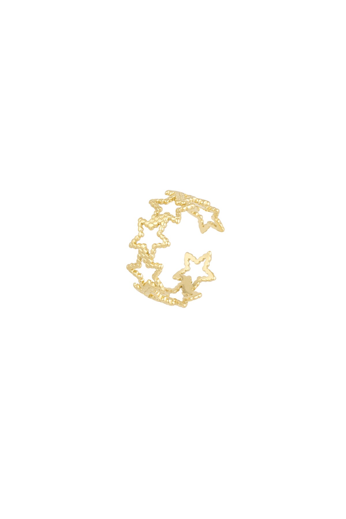 Sparkle all the way ring - Gold color h5 