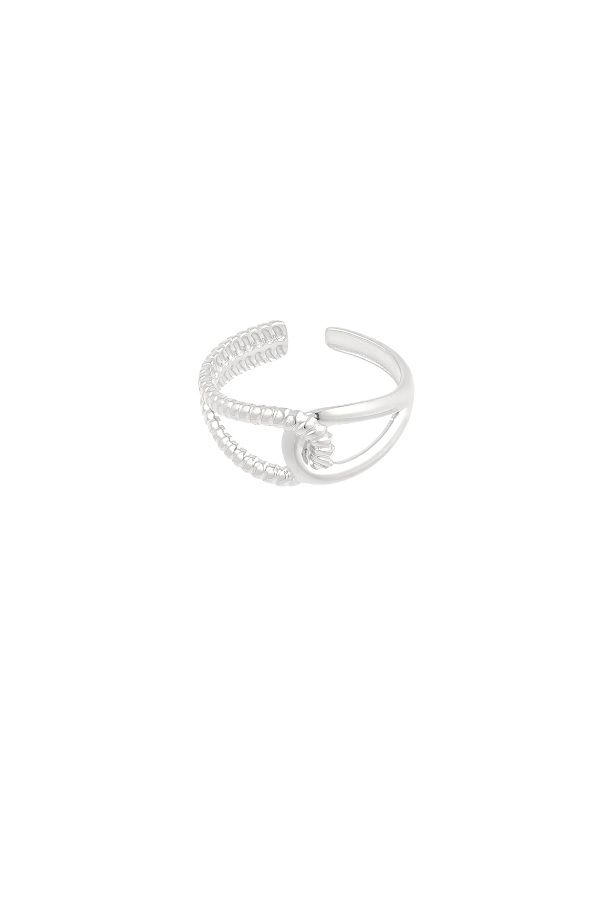 Ring forever connected - Zilver kleur Afbeelding3