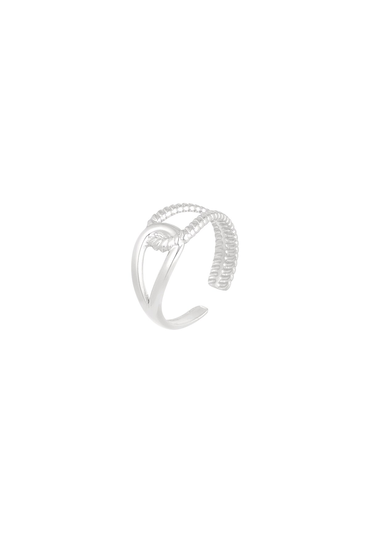 Ring forever connected - Zilver kleur h5 