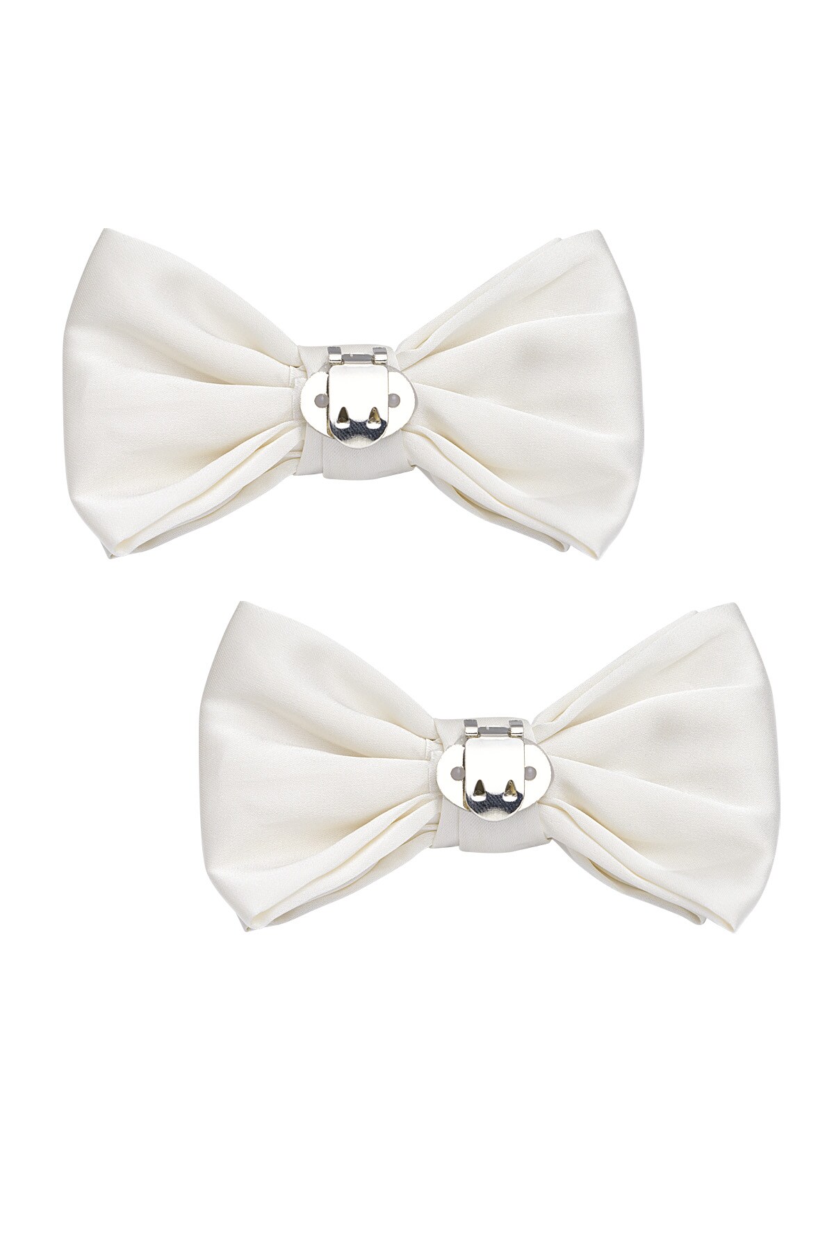 Bow shoe clip - white  Picture3