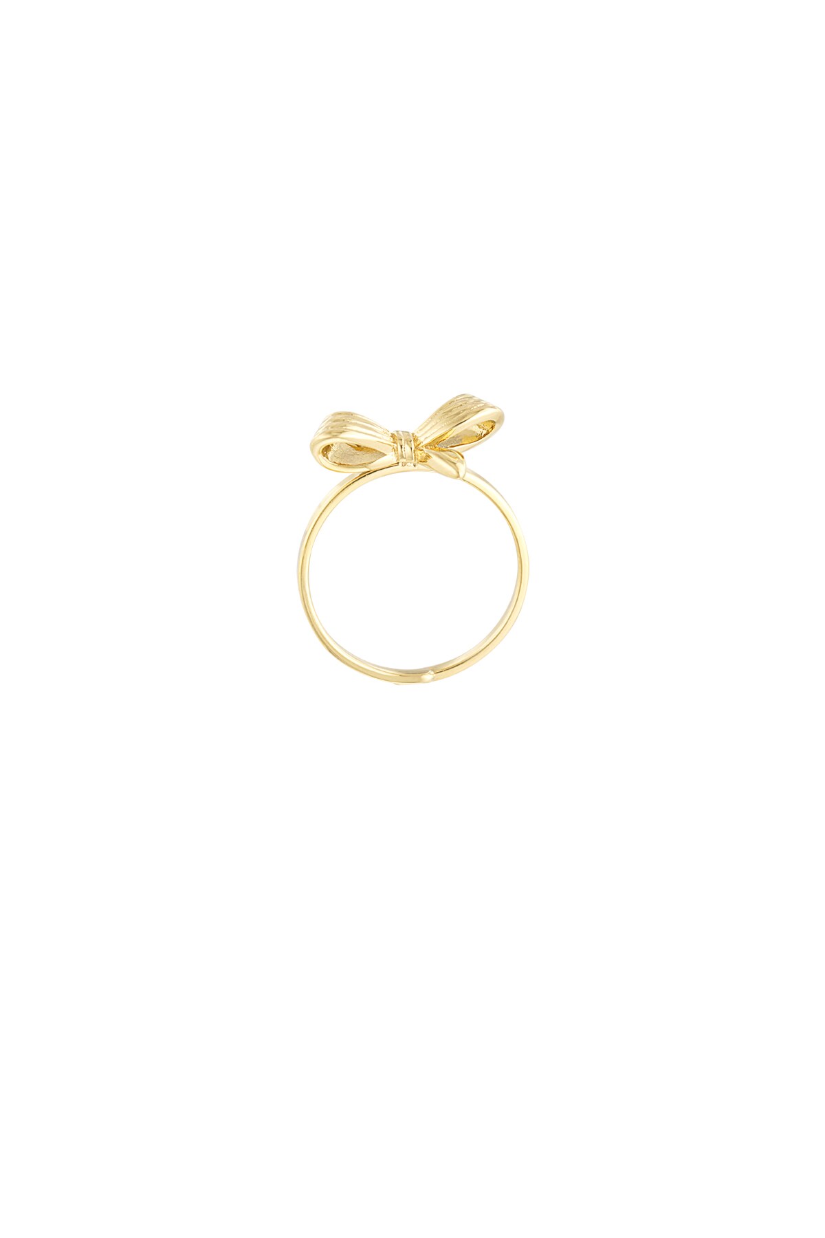 Reverse bow ring - Gold color h5 Picture3