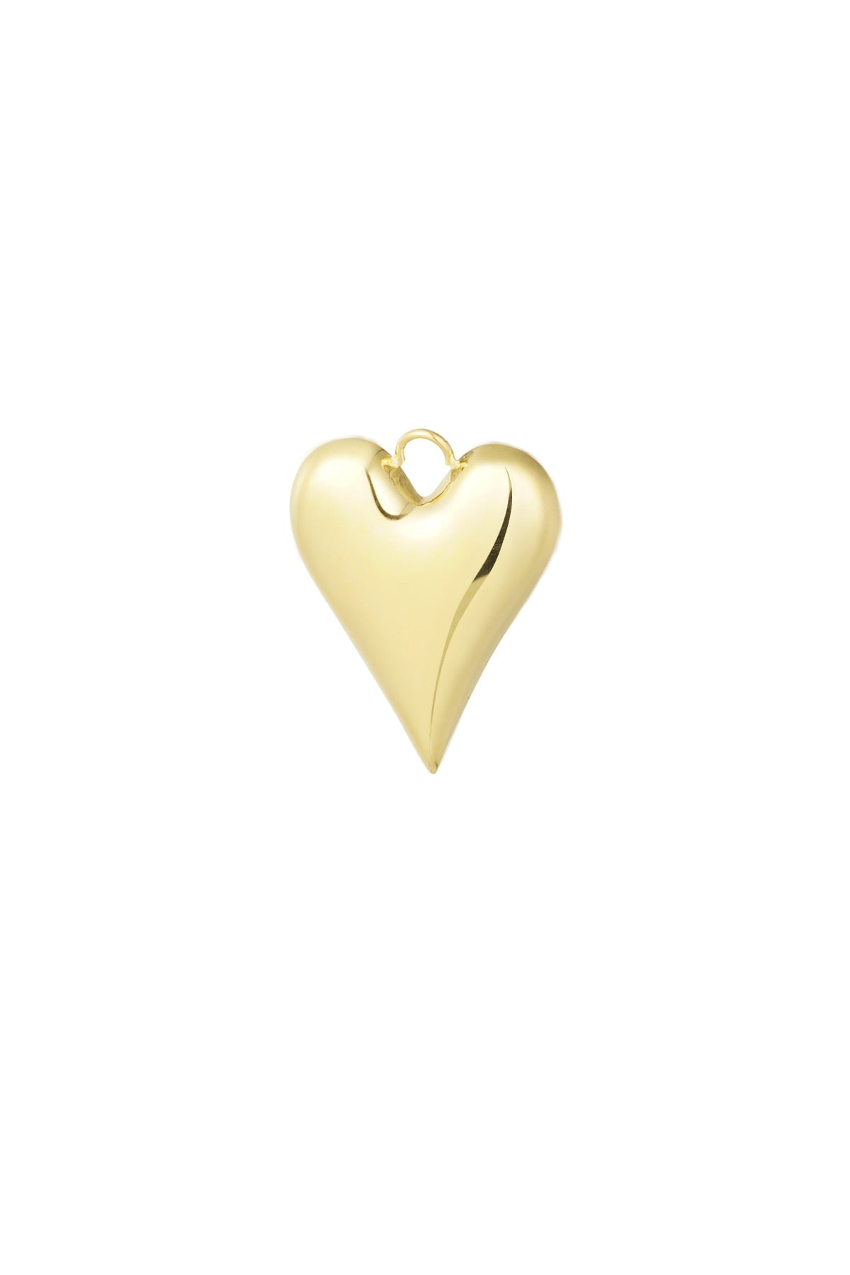 Charm heart day - Gold color 