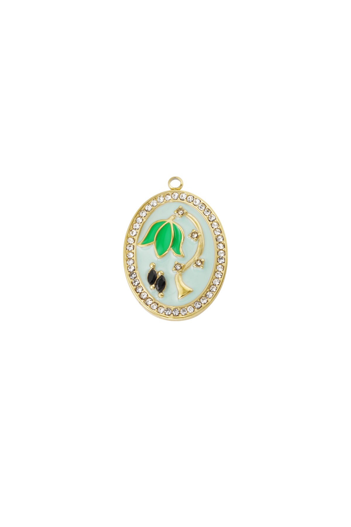 Colorful charm - green gold 