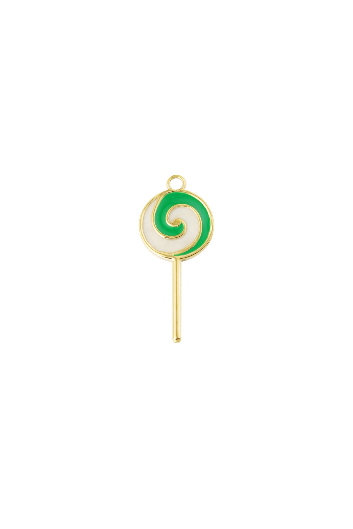 Lollipop charm - green 