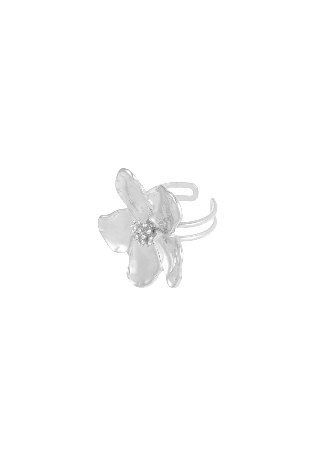 Ring oopsie daisy - Silver color h5 Picture3