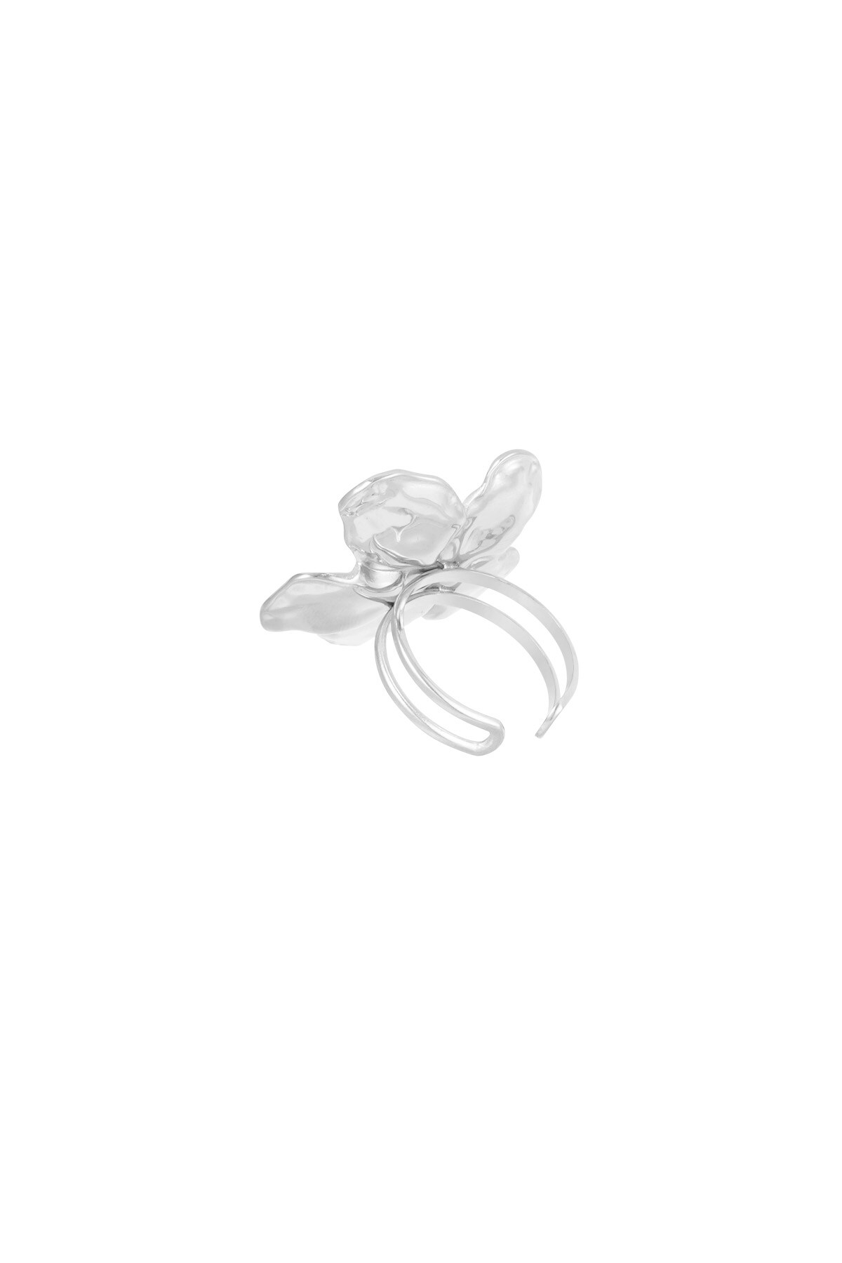 Ring oopsie daisy - Silver color h5 Picture4