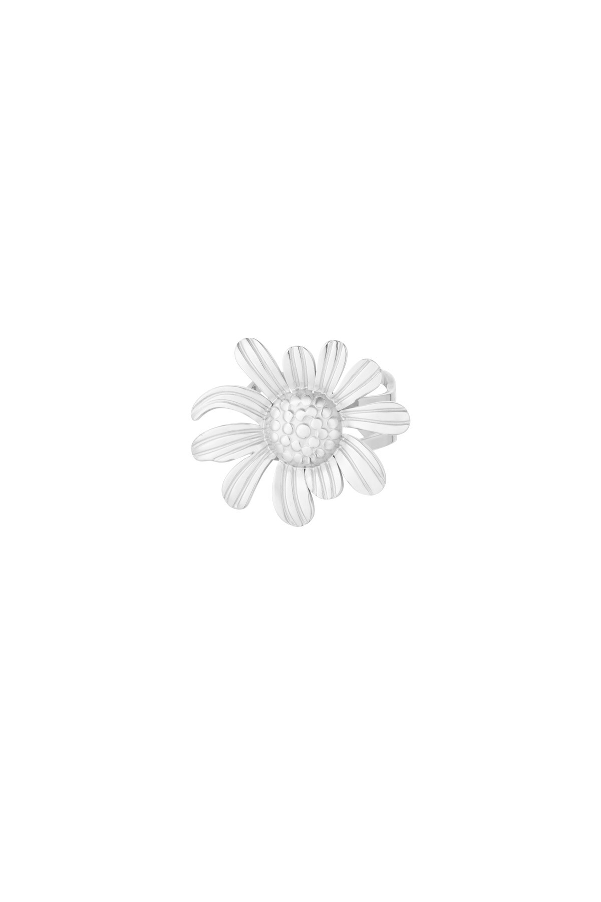 Happy daisy ring - Silver color h5 