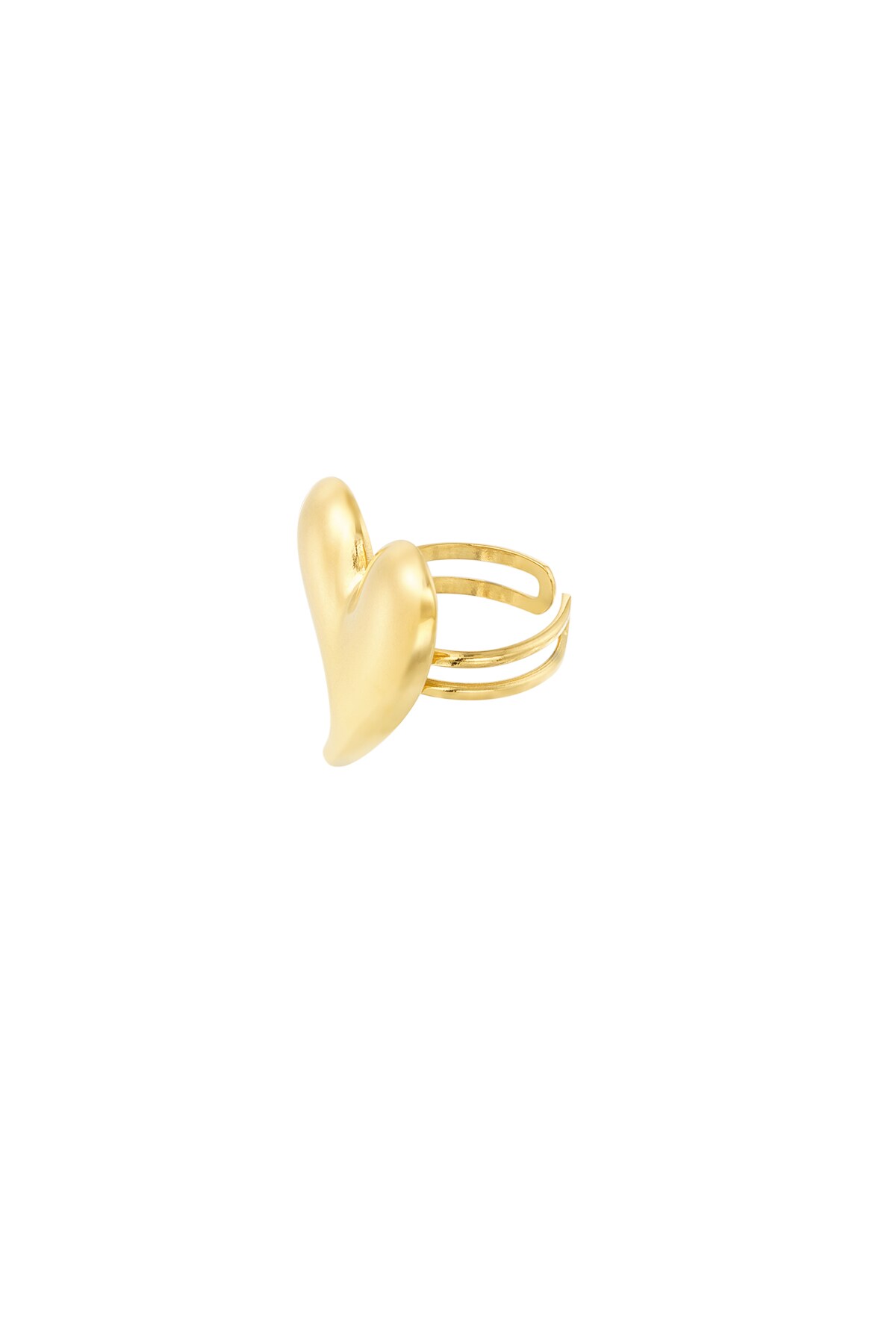 Curvy Love ring - Gold color Picture2