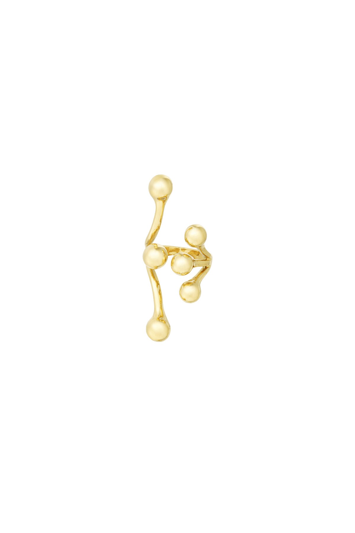 Dotty glam earcuff - Gold color h5 