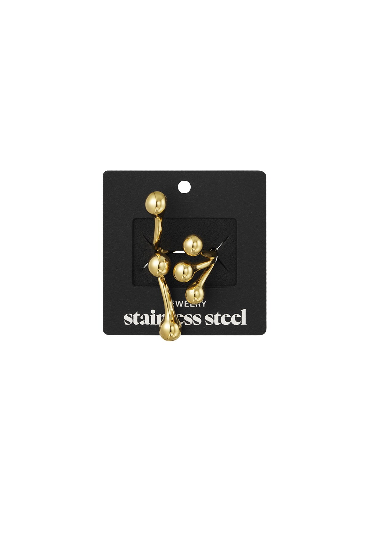 Dotty glam earcuff - Gold color h5 Picture4