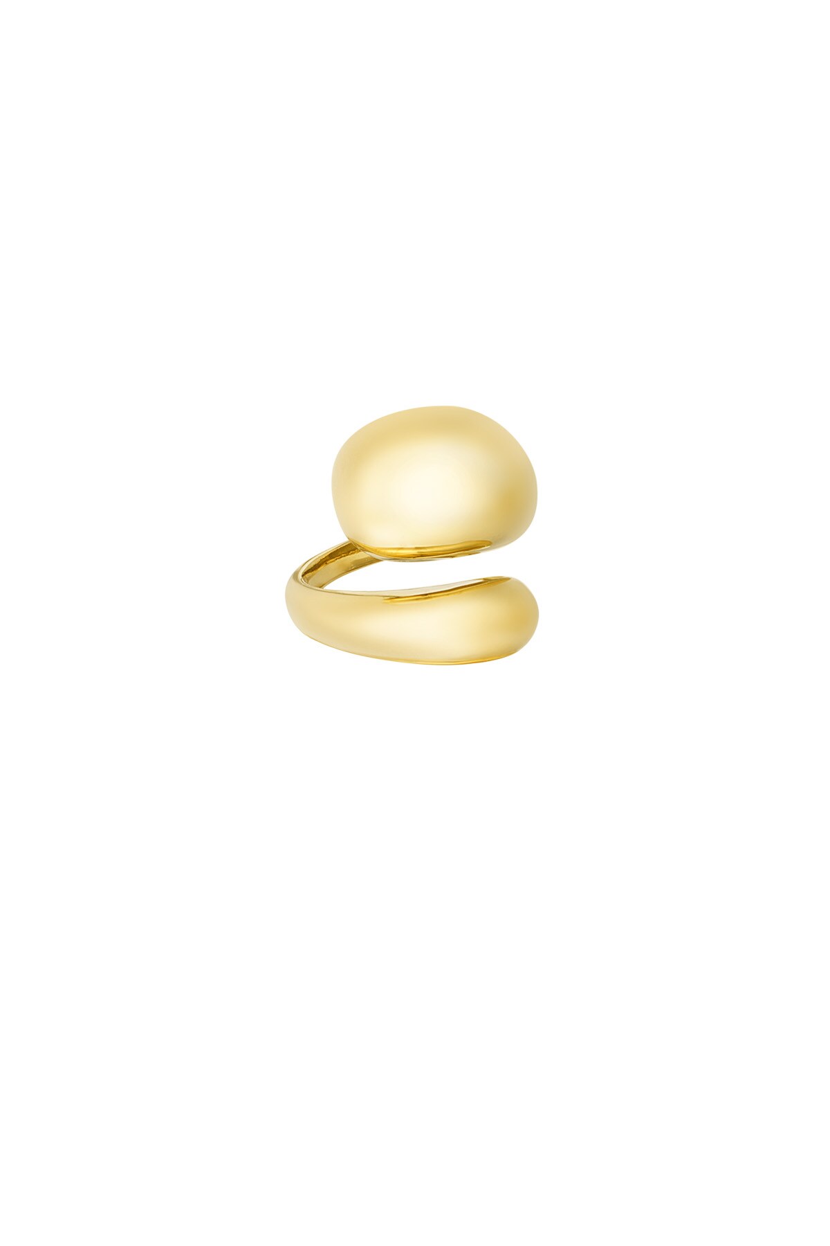 Connected soul ring - Gold color Picture3