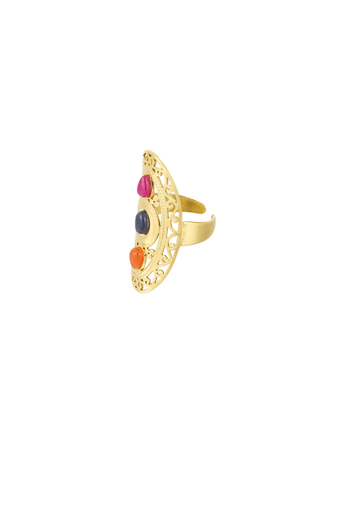 Boho Bliss Ring - Gold color h5 Picture3