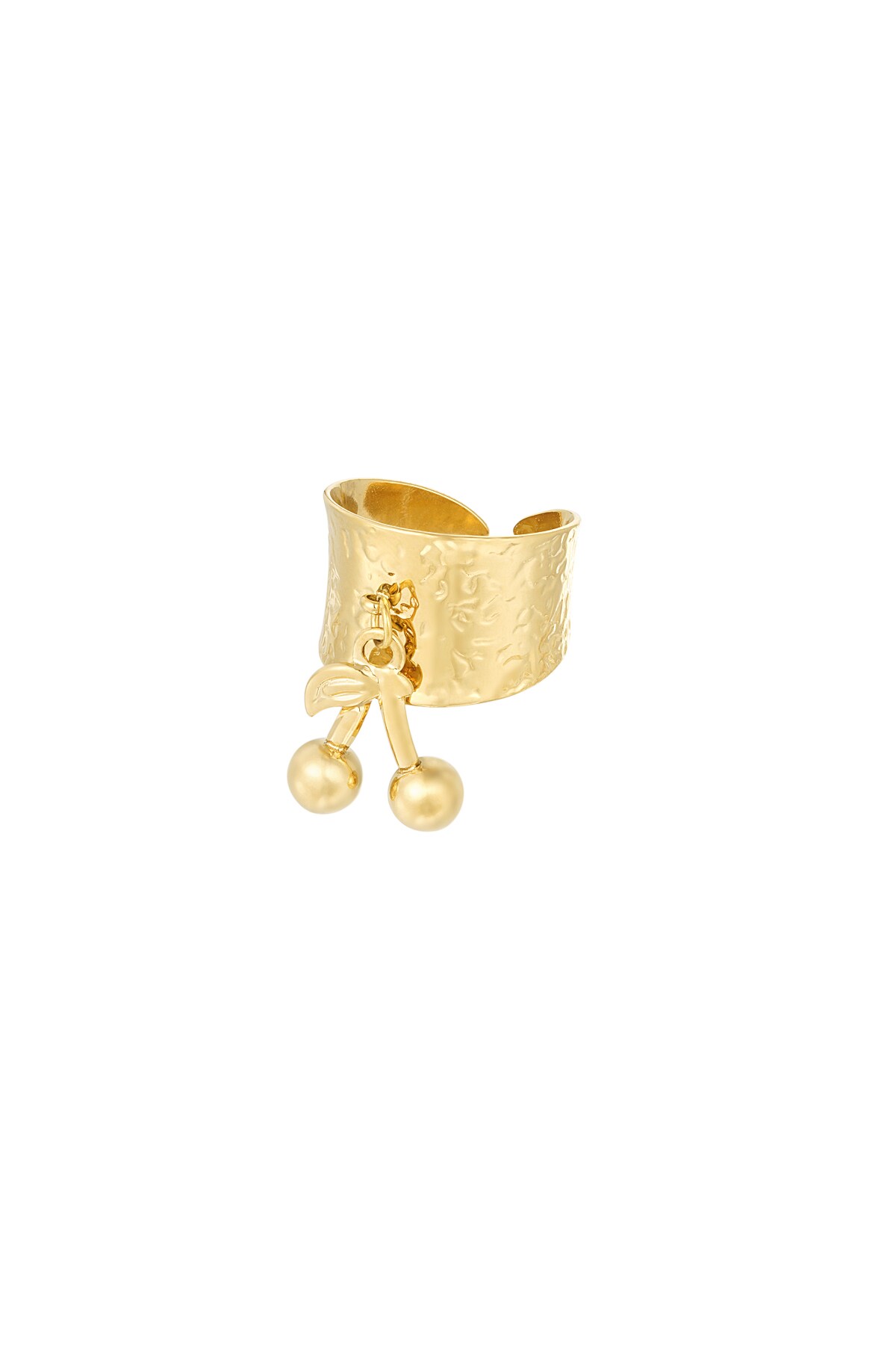 Cherry Sweet ring - Gold color h5 