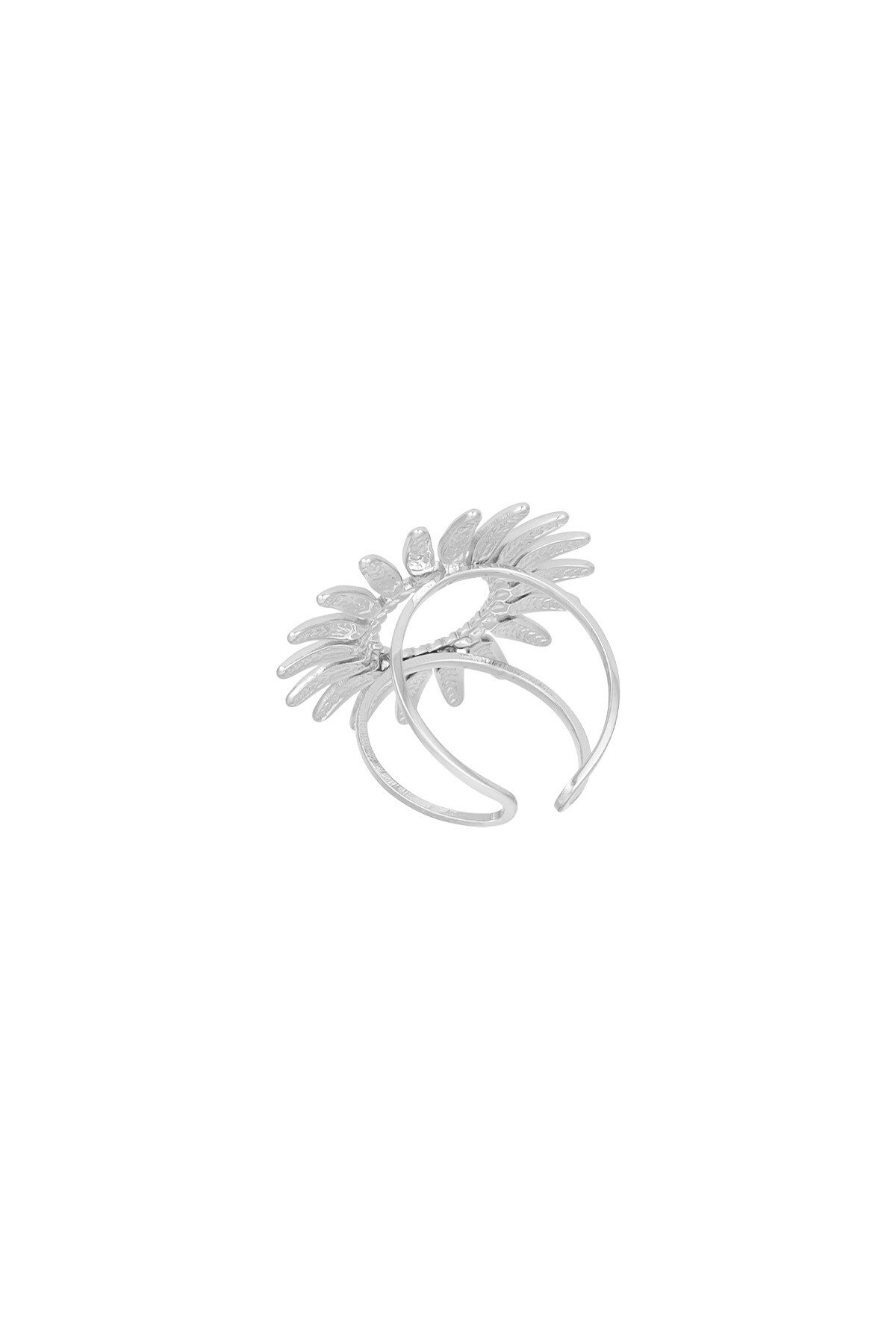 Sunny Side Up ring - Silver color h5 Picture4