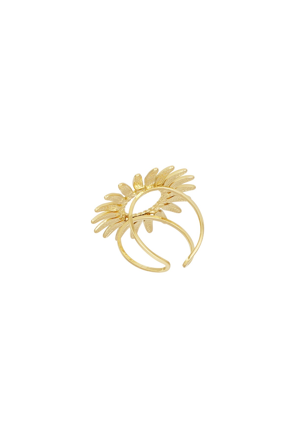 Sunny Side Up ring - Gold color Picture3