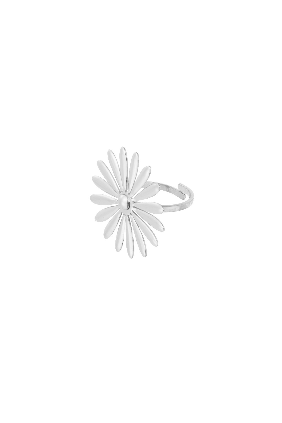 Bloomy Babe ring - Silver color h5 Picture3