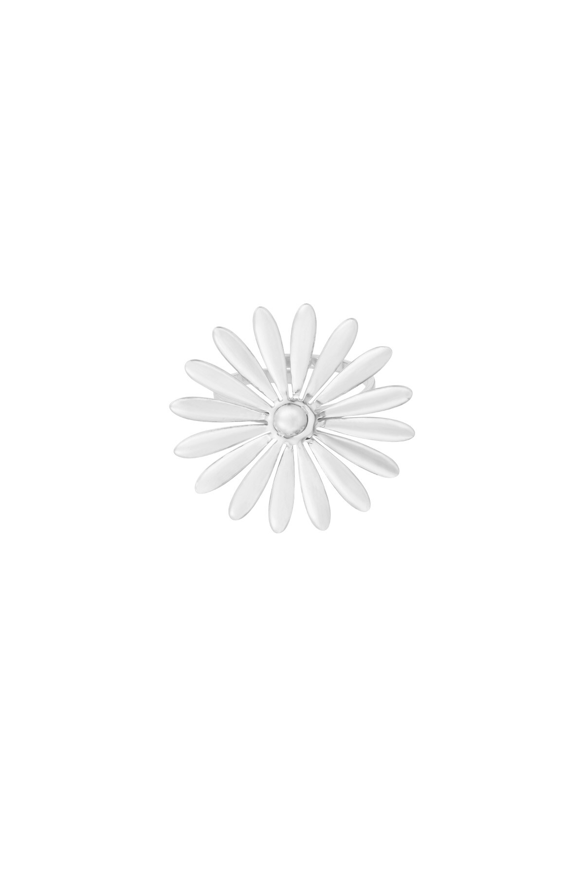 Bloomy Babe ring - Silver color h5 