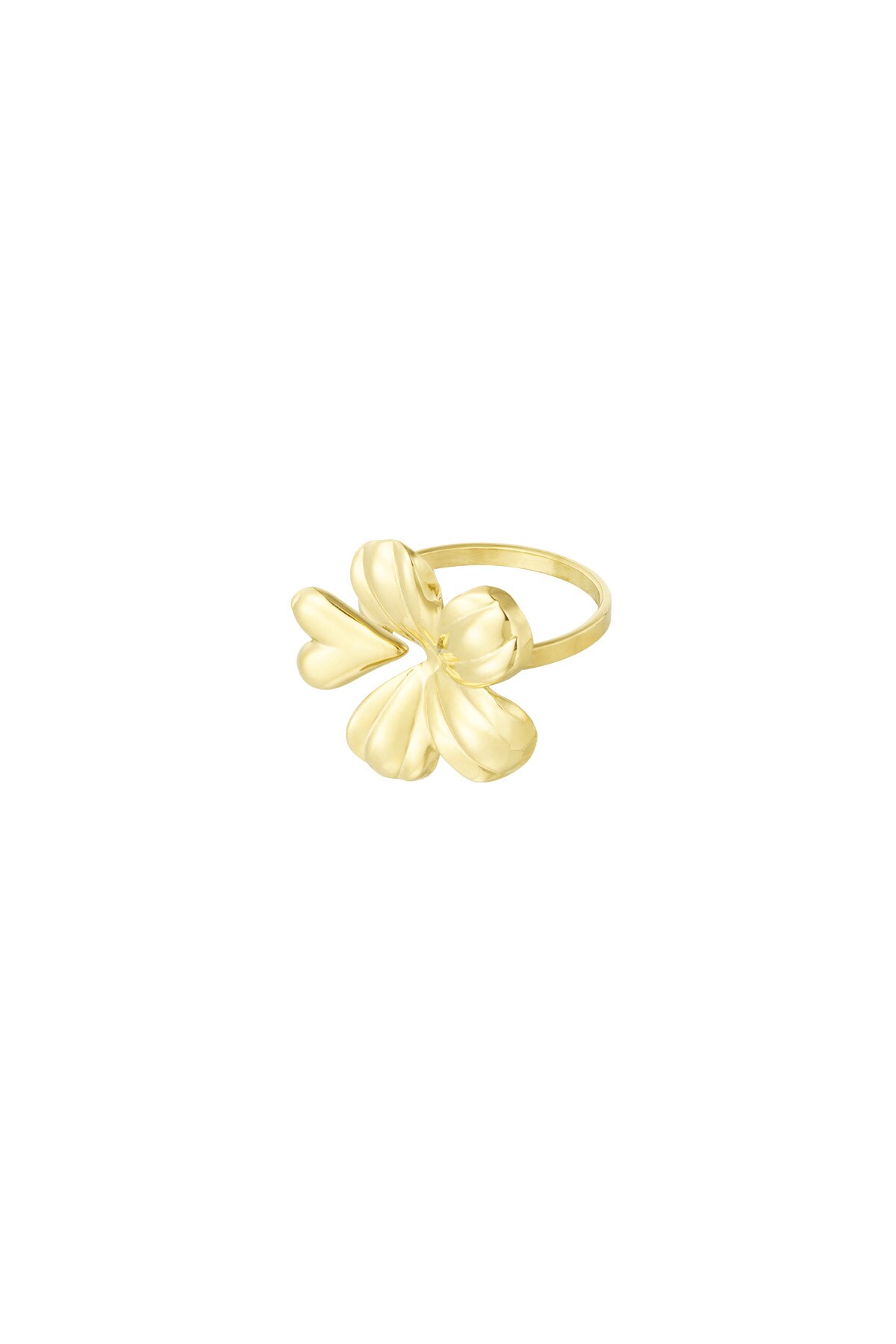 Floral Romance ring - Gold color 