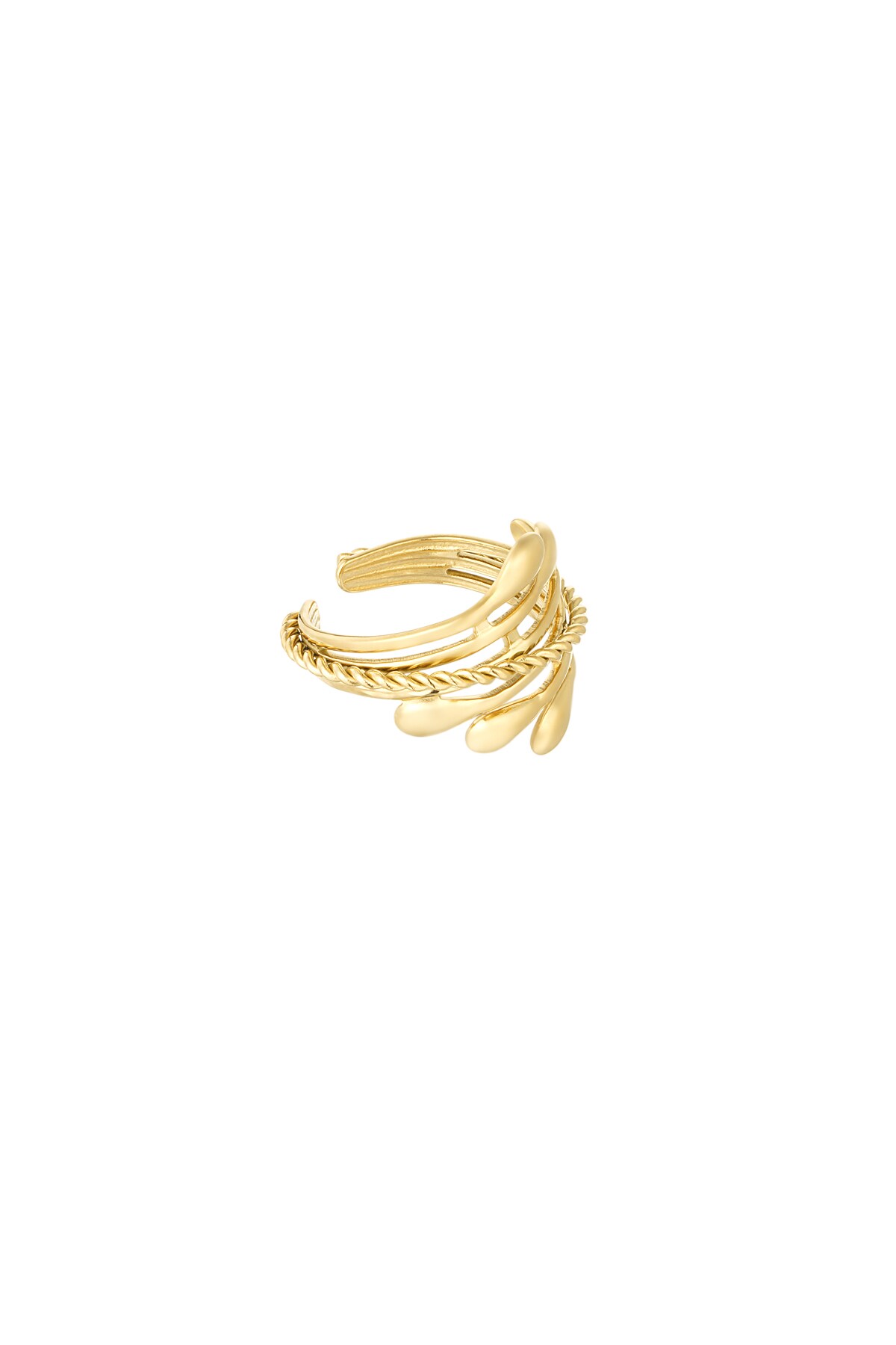 Aurora rings ring - Gold color Picture3