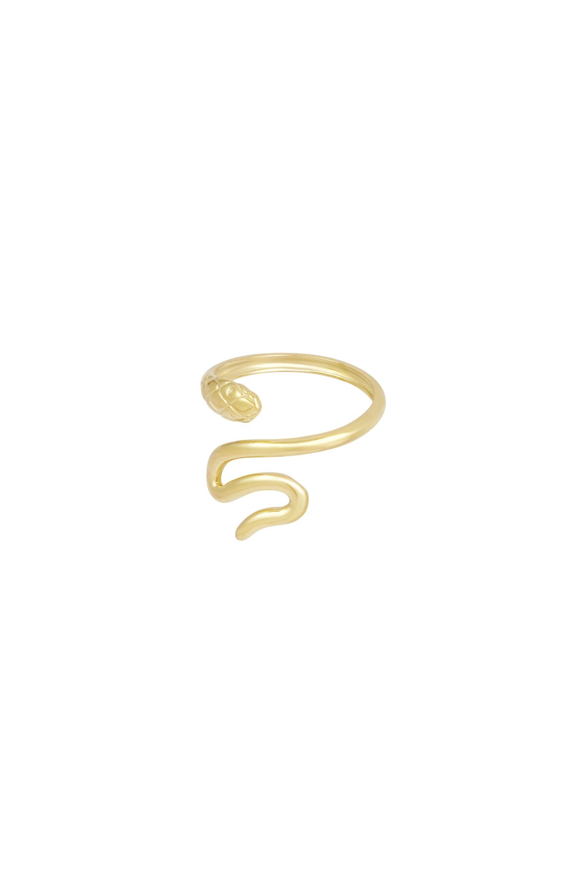 Ring dazzle snake - Gold color h5 Picture2